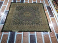 Antique Ottoman Arabic Calligraphy Metallic Embroidered Wall Hanging 185x130cms