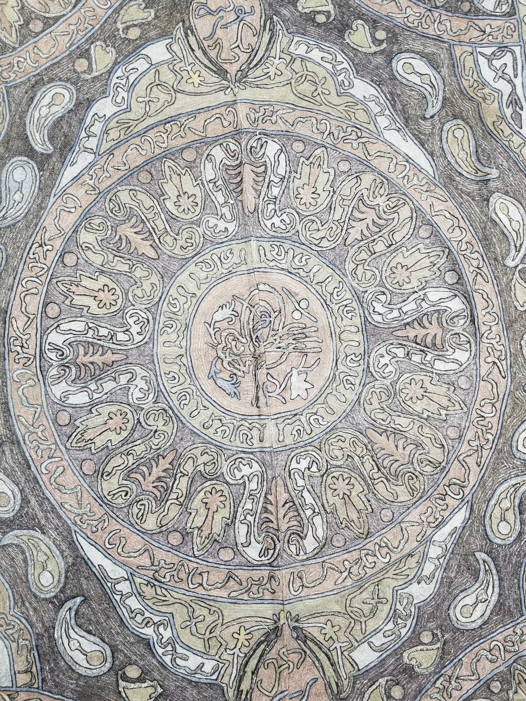 Antique Ottoman Metallic Work Hand Embroidered Ceremonial Cloth 260x180cms