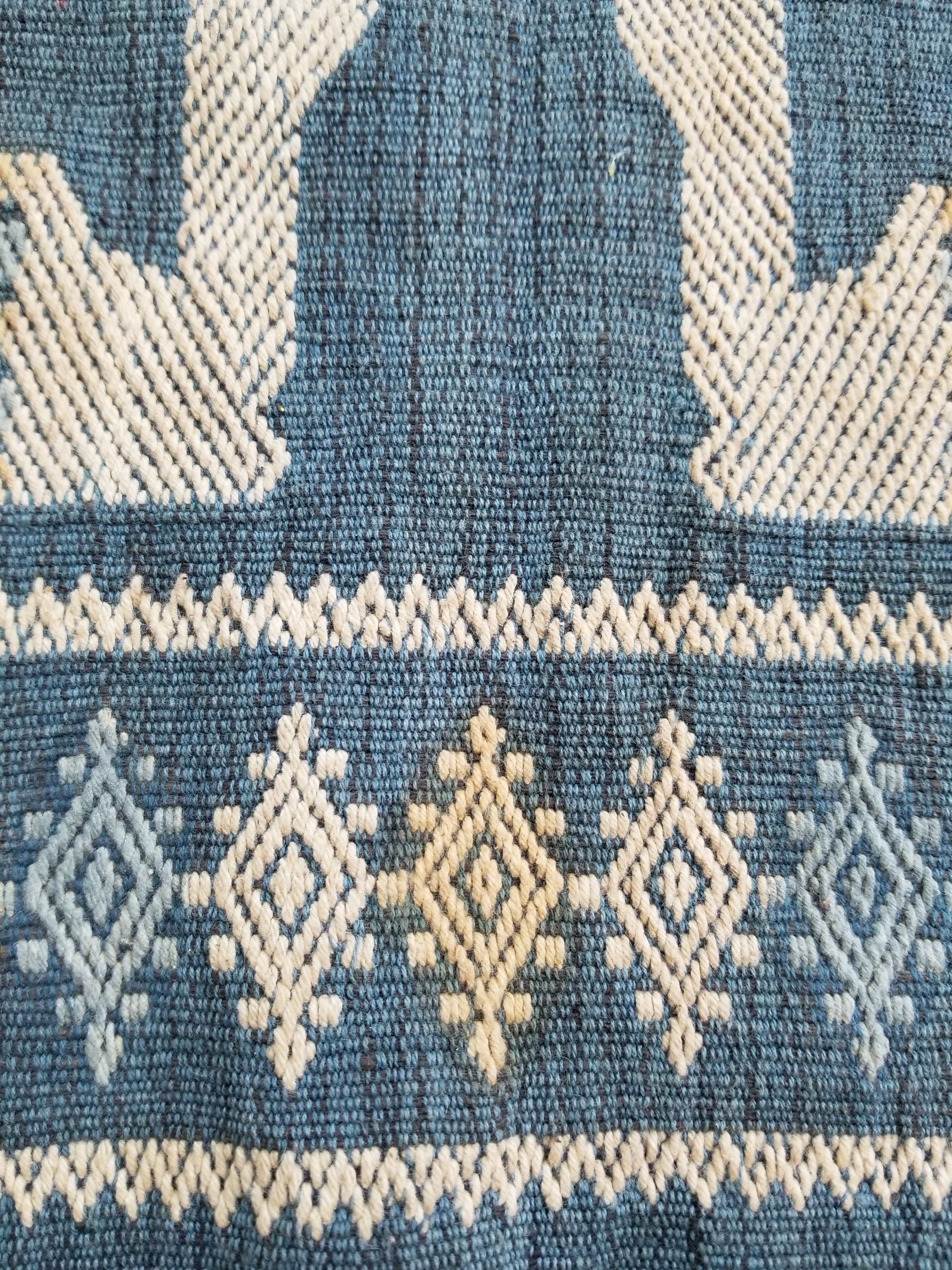 Vintage Handwoven Indonesian Sumba Hinggi Wall Tapestry / Runner 186x52cm