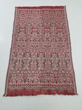 Vintage Handwoven Pua Kumbu Vertical Seam Ceremonial Textile 134x90cm