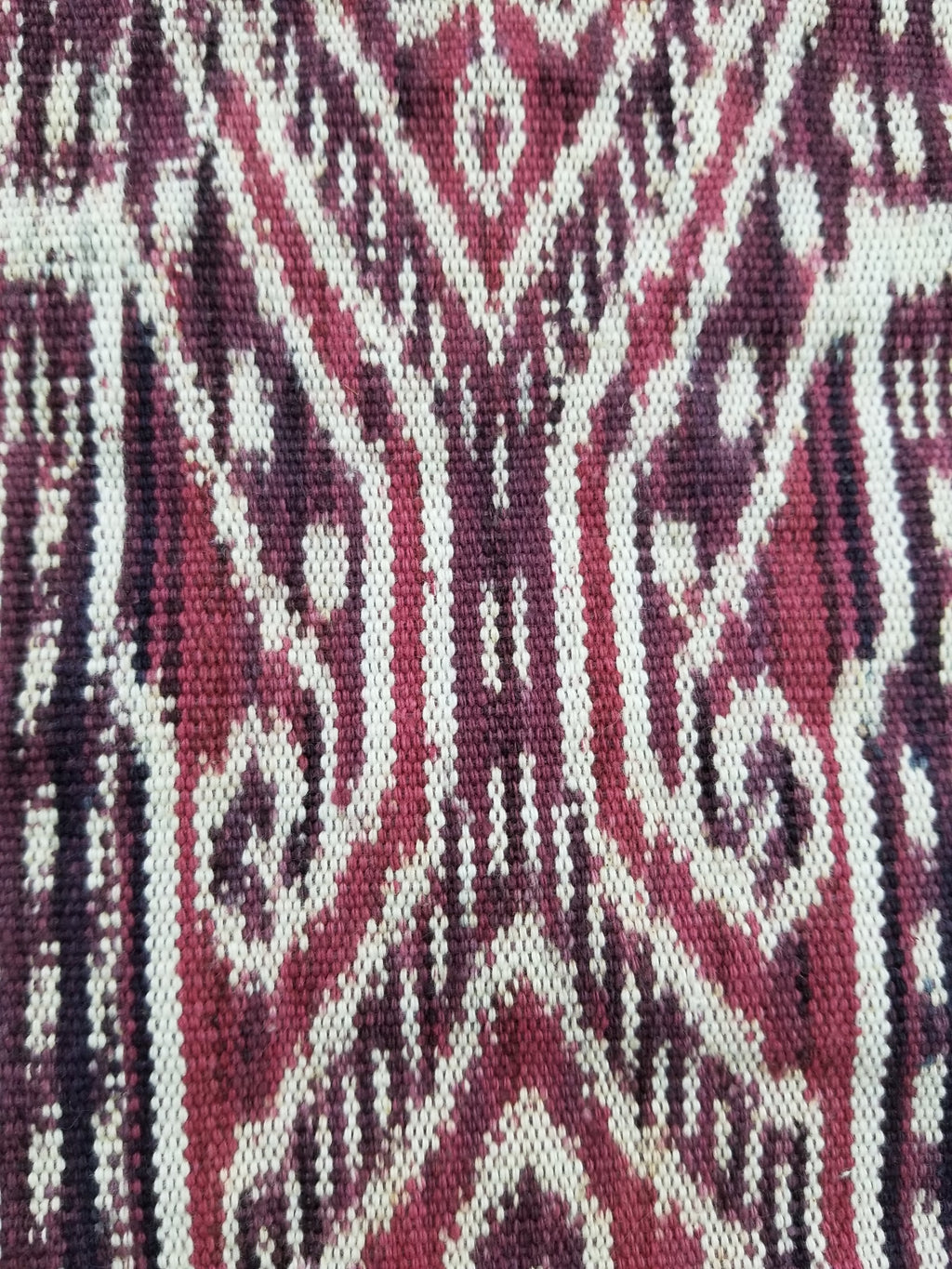 Vintage Handwoven Pua Kumbu Vertical Seam Ceremonial Textile 134x90cm