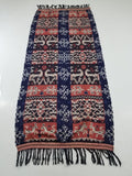 Vintage Handwoven Indonesian Ikat Sumba Vertical Seam Tapestry/ Runner 221x98cm