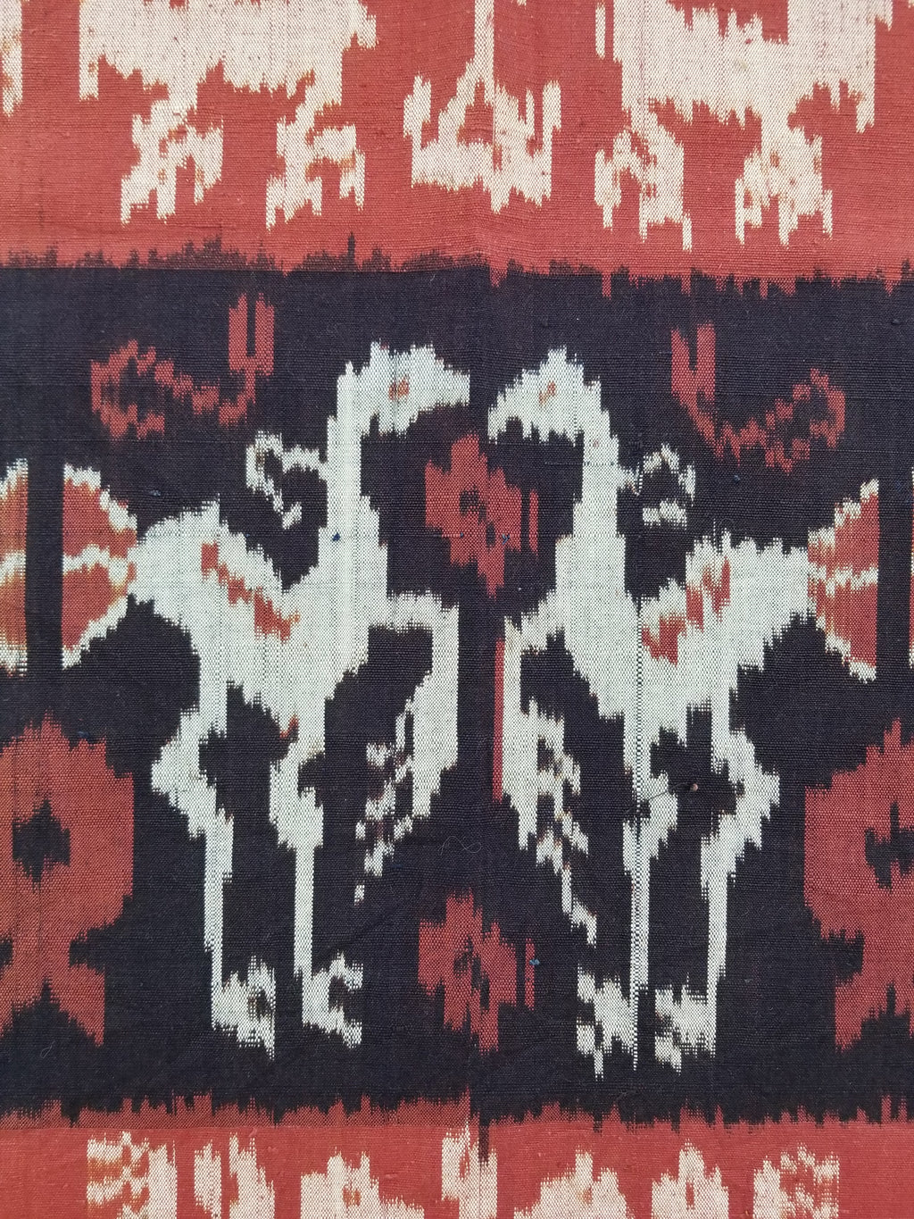 Antique Traditional Indonesian Handwoven Tenun Ikat Sumba Textile 231x118cm