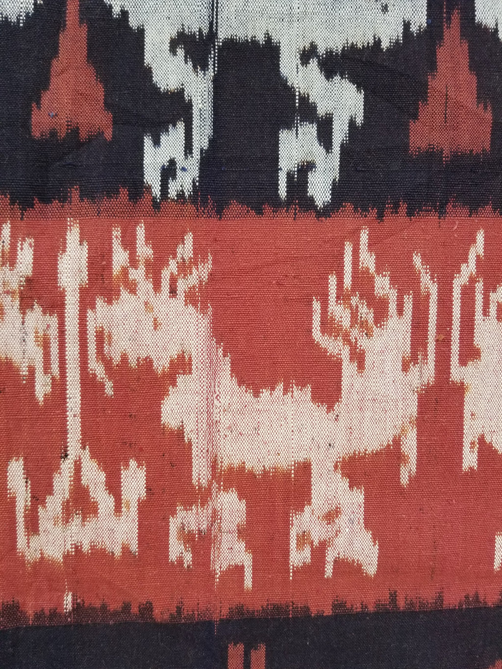Antique Traditional Indonesian Handwoven Tenun Ikat Sumba Textile 231x118cm