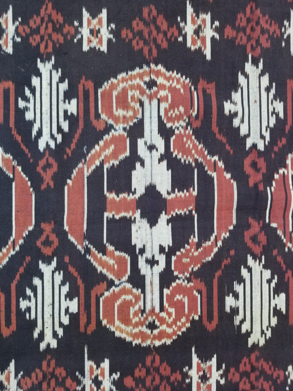 Antique Traditional Indonesian Handwoven Tenun Ikat Sumba Textile 231x118cm