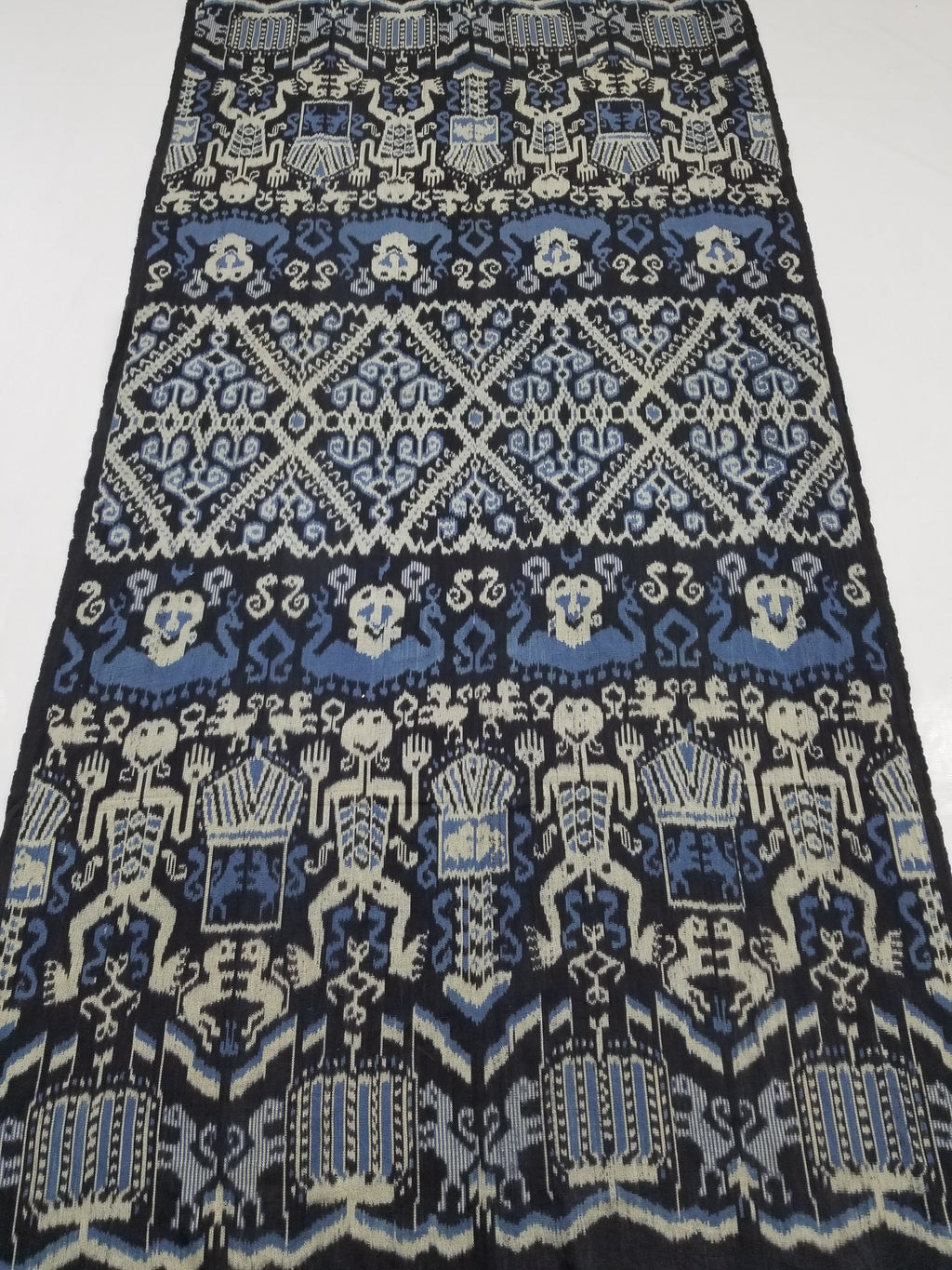 Vintage Indonesian Handwoven Sumba Ikat Wall Hanging / Shawl 230x112cm