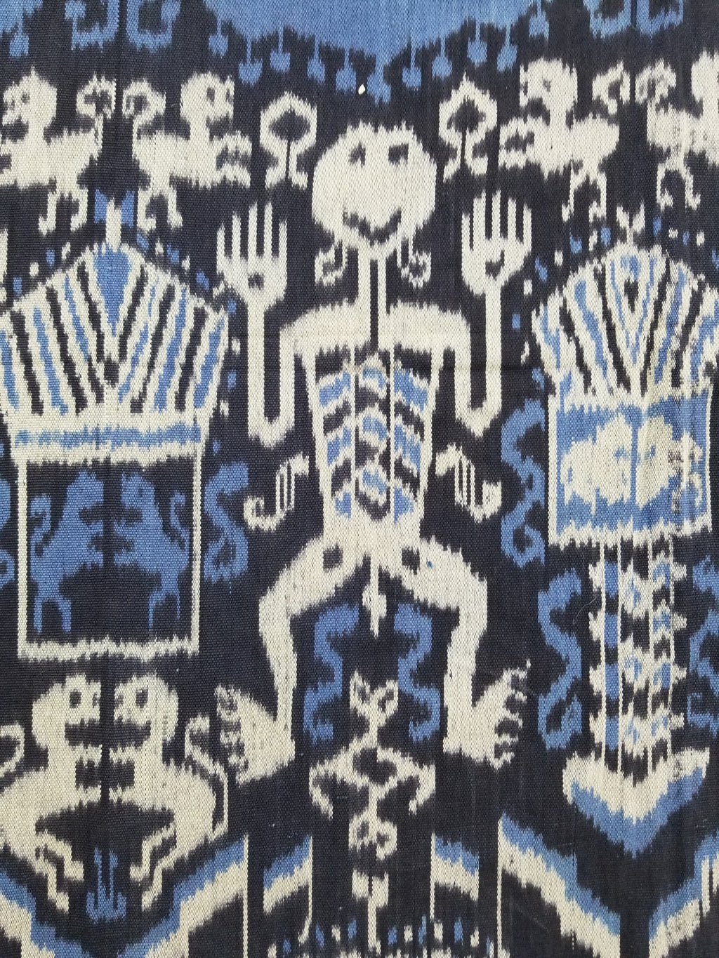 Vintage Indonesian Handwoven Sumba Ikat Wall Hanging / Shawl 230x112cm
