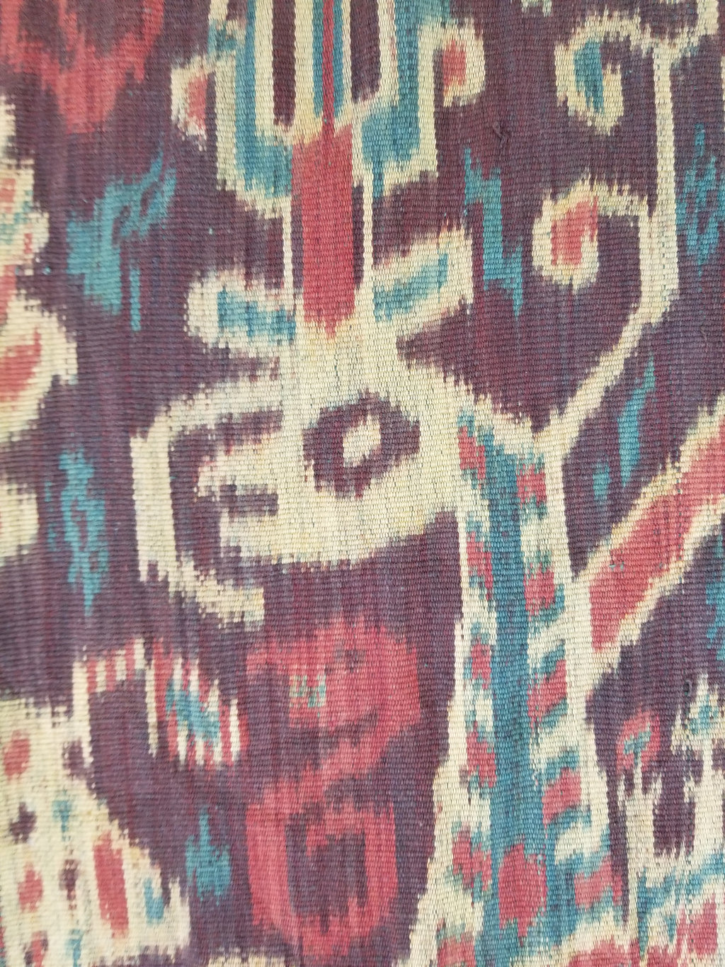 Vintage Indonesian Handwoven Sumba Ikat Vertical Seam Textile 252x124cm
