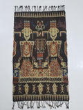 Vintage Indonesian Handwoven Sumba Ikat Hinggi Wall Ceremonial Tapestry 98x59cm