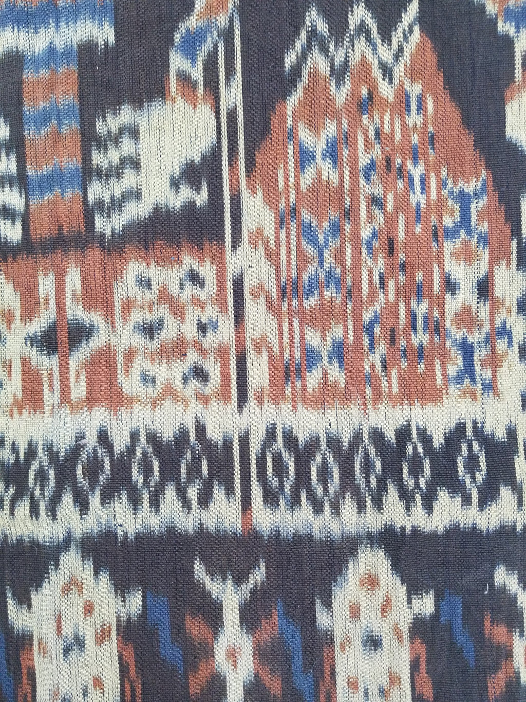 Vintage Indonesian Handwoven Sumba Ikat Hinggi Wall Ceremonial Tapestry 98x59cm