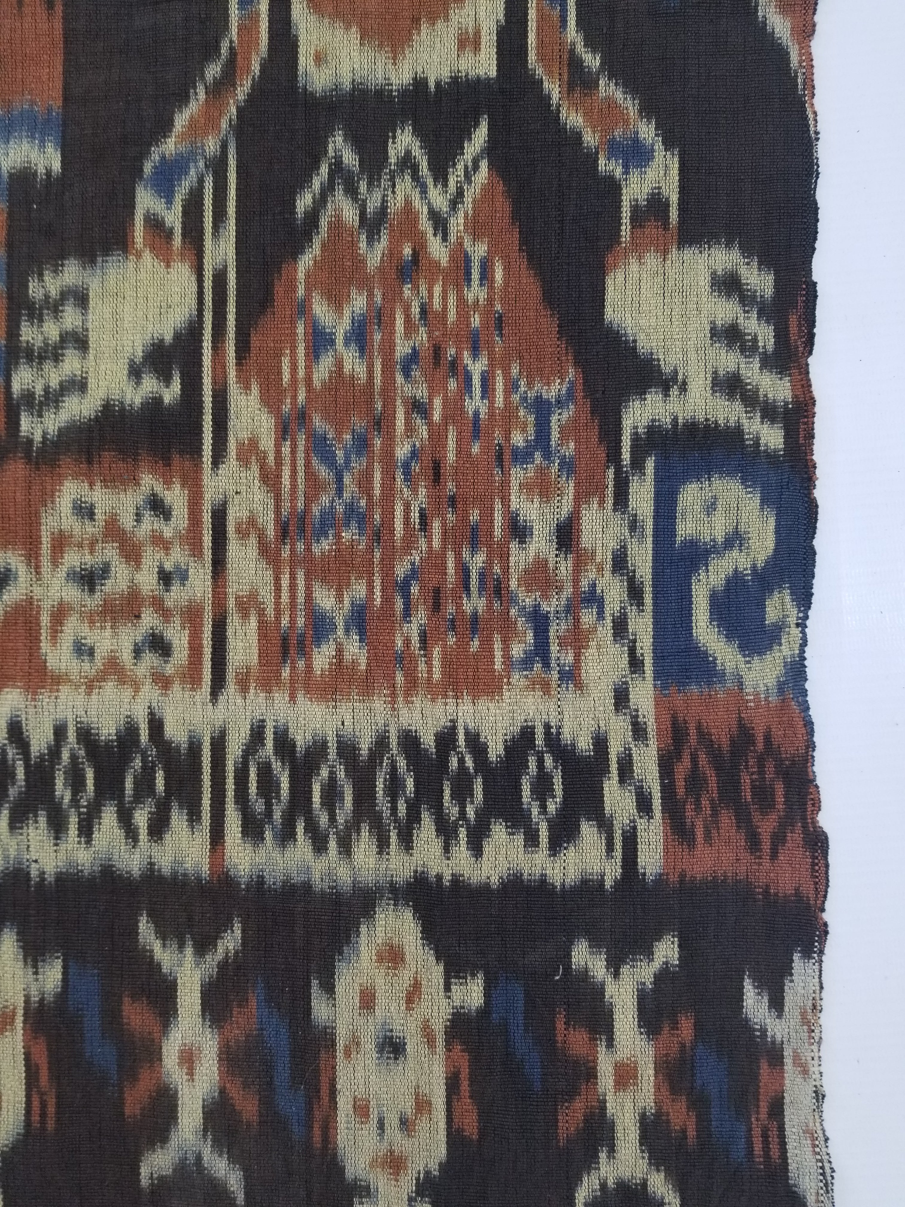 Vintage Indonesian Handwoven Sumba Ikat Hinggi Wall Ceremonial Tapestry 98x59cm