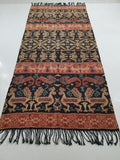 Vintage Traditional Indonesian Handwoven Sumba Ikat Shawl/Wall Hanging 264x120cm