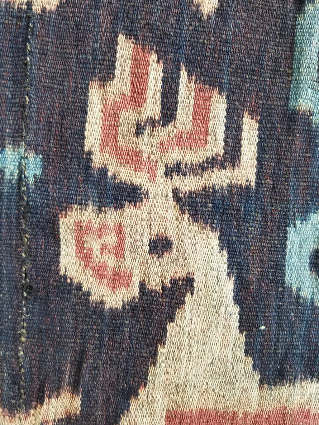 Vintage Traditional Indonesian Handwoven Sumba Ikat Shawl/Wall Hanging 264x120cm