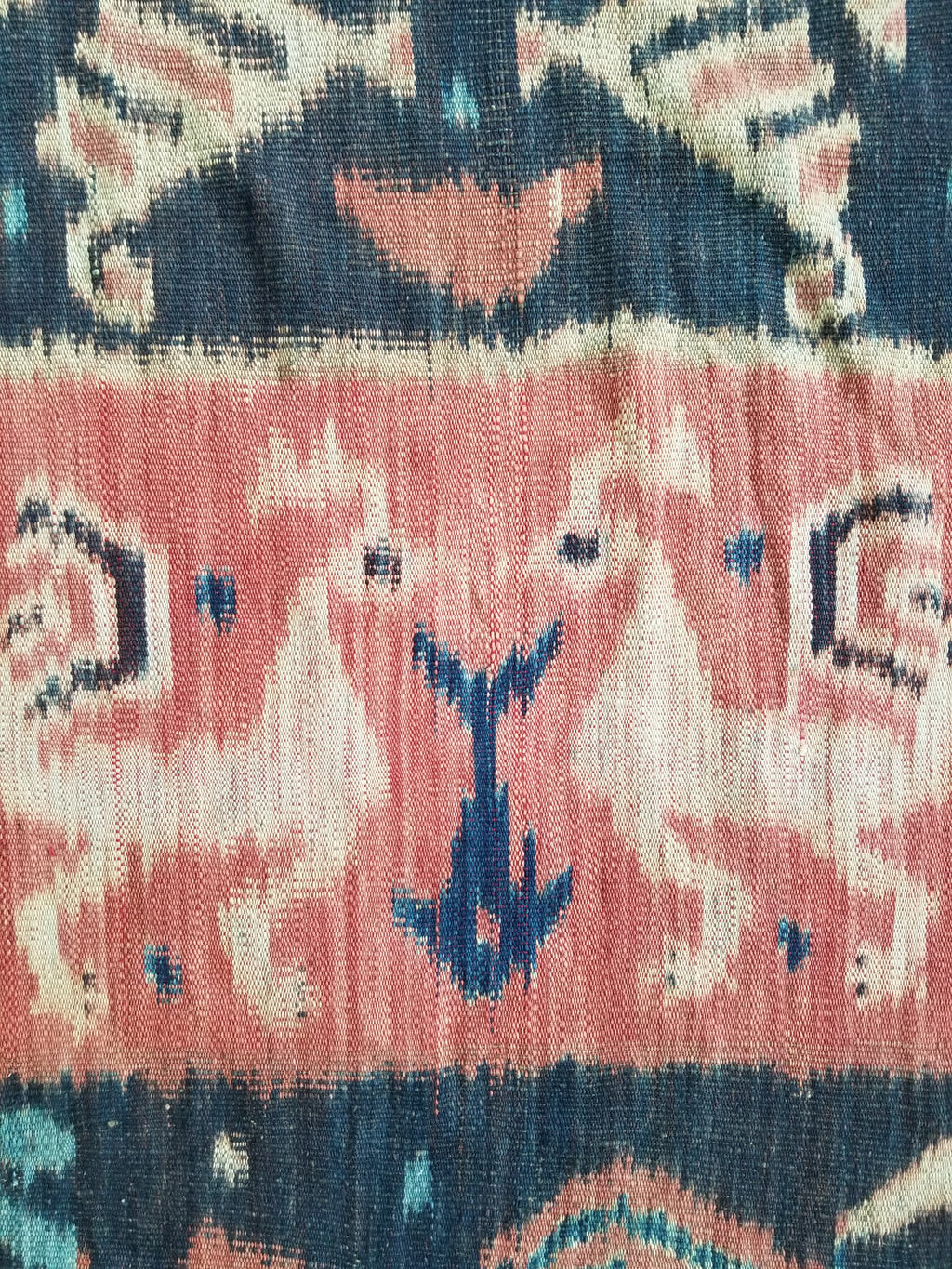 Vintage Traditional Indonesian Handwoven Sumba Ikat Shawl/Wall Hanging 264x120cm