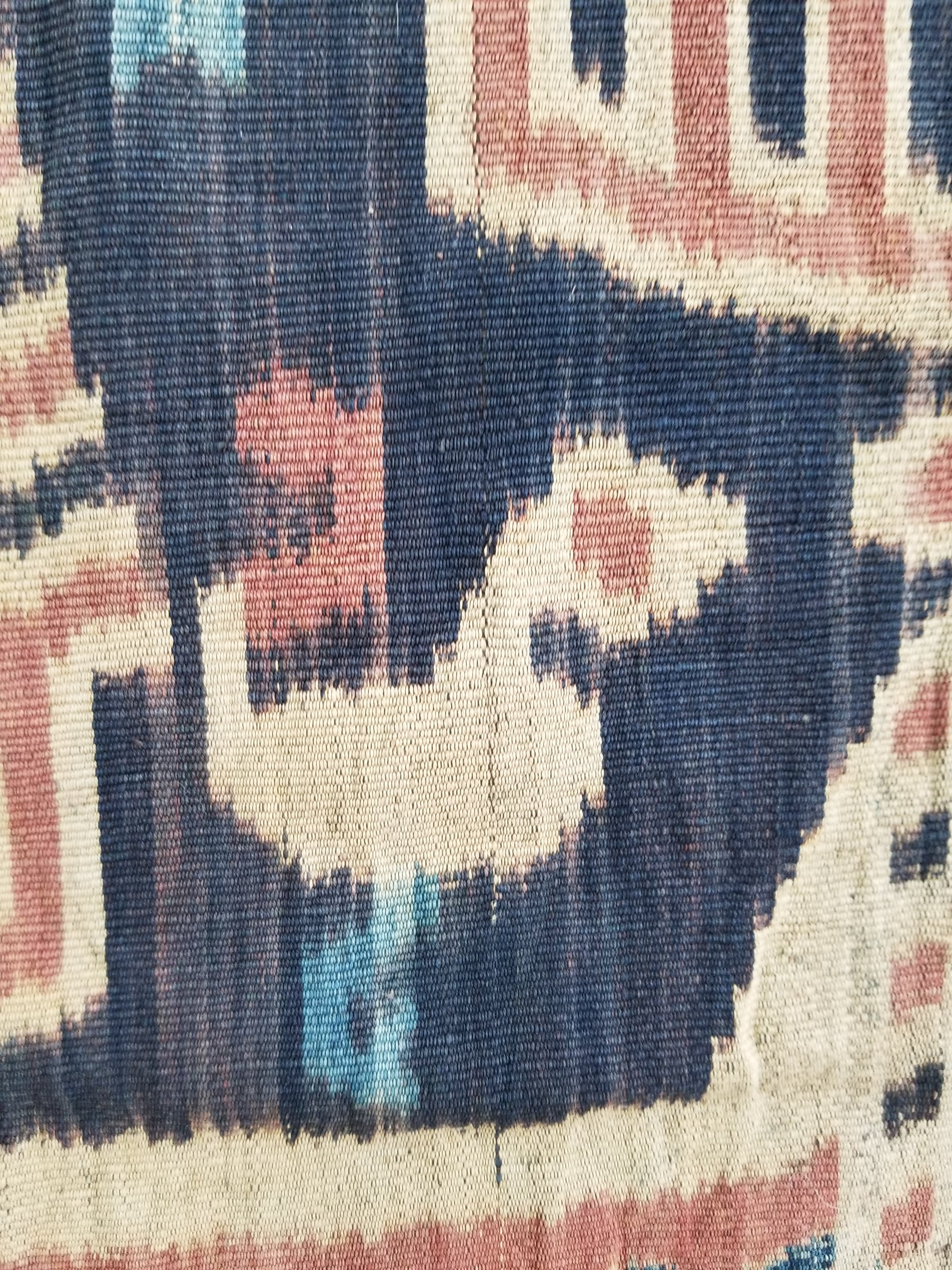 Vintage Indonesian Handwoven Sumba Ikat Vertical Seam Wall Hanging 242x144cm