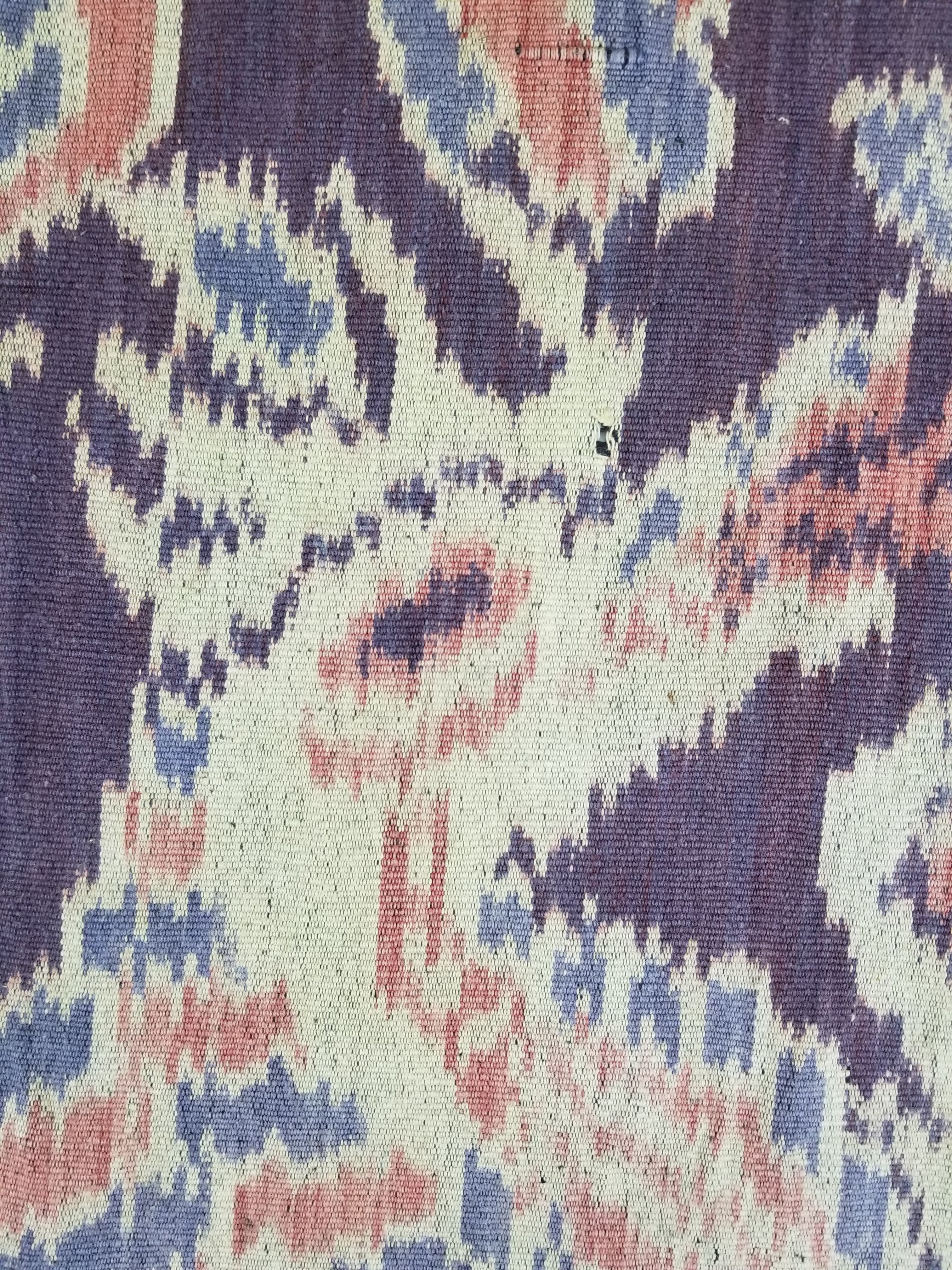 Vintage Indonesian Handwoven Sumba Ikat Vertical Seam Textile 238x116cm