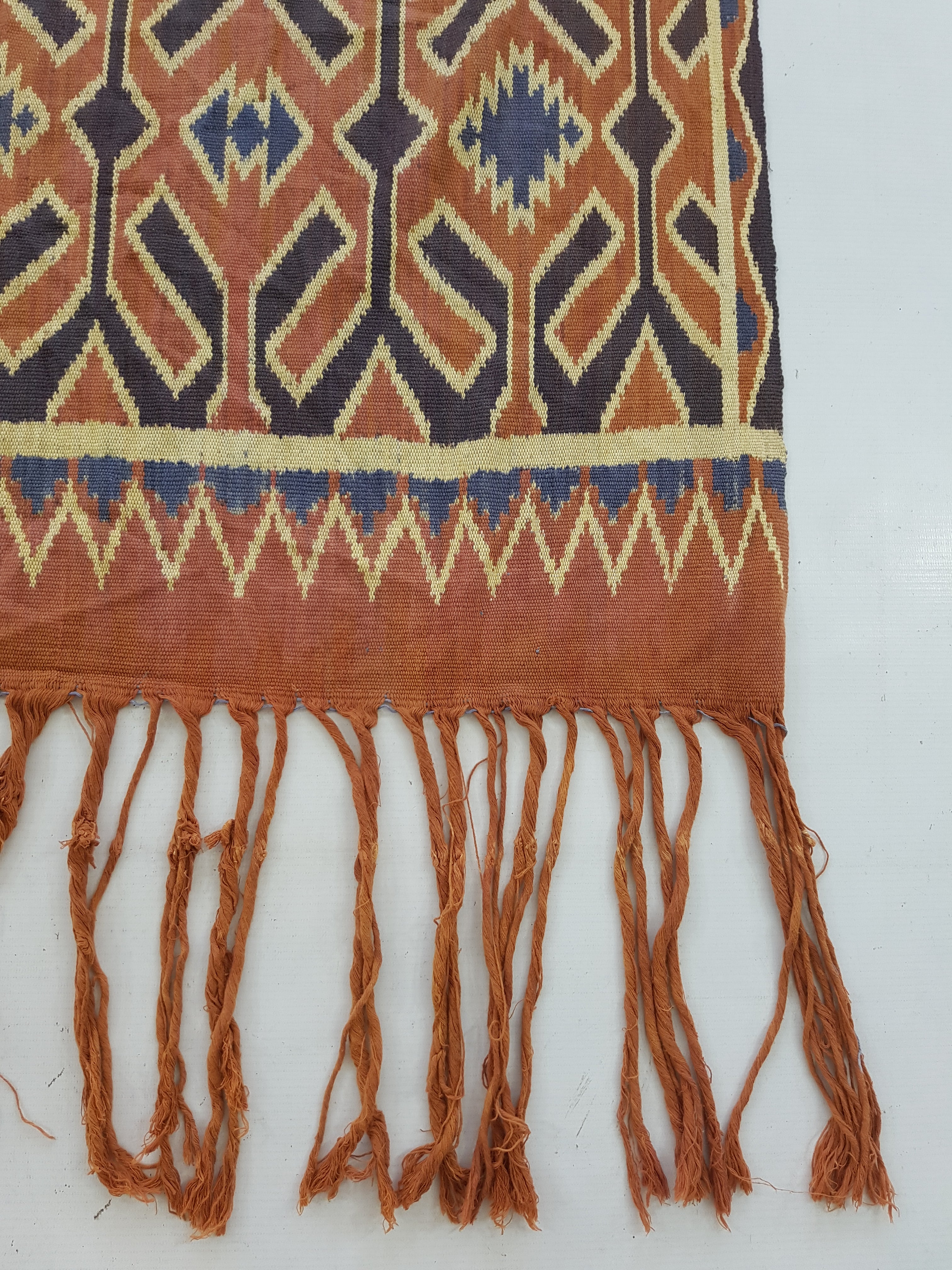 Vintage Indonesian Toraja Sulawesi Vertical Seam Ceremonial Cloth 140x113cm