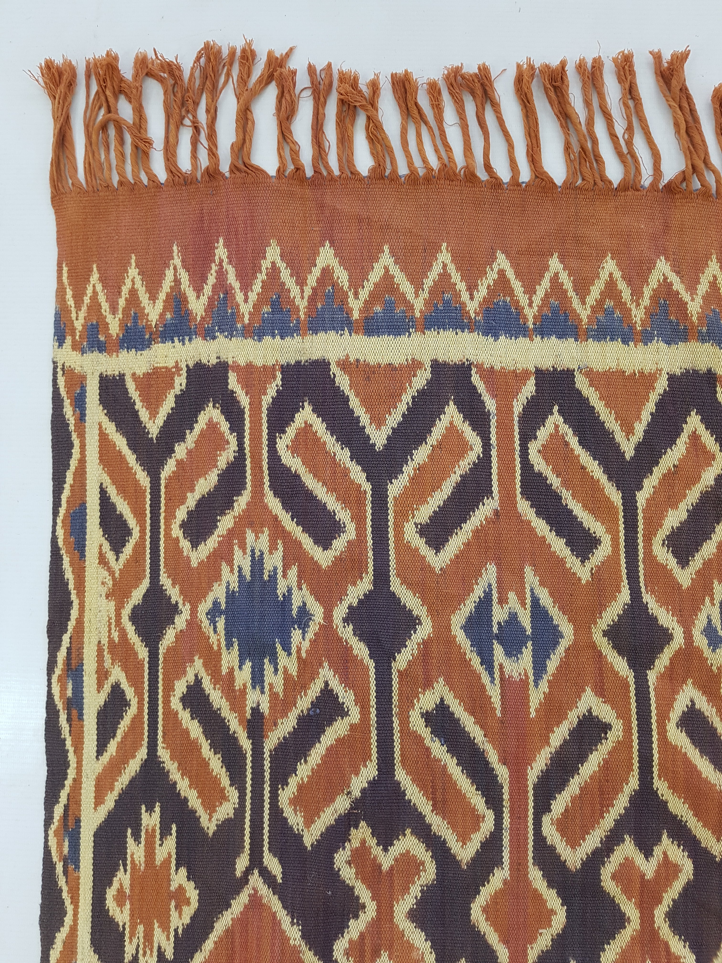 Vintage Indonesian Toraja Sulawesi Vertical Seam Ceremonial Cloth 140x113cm