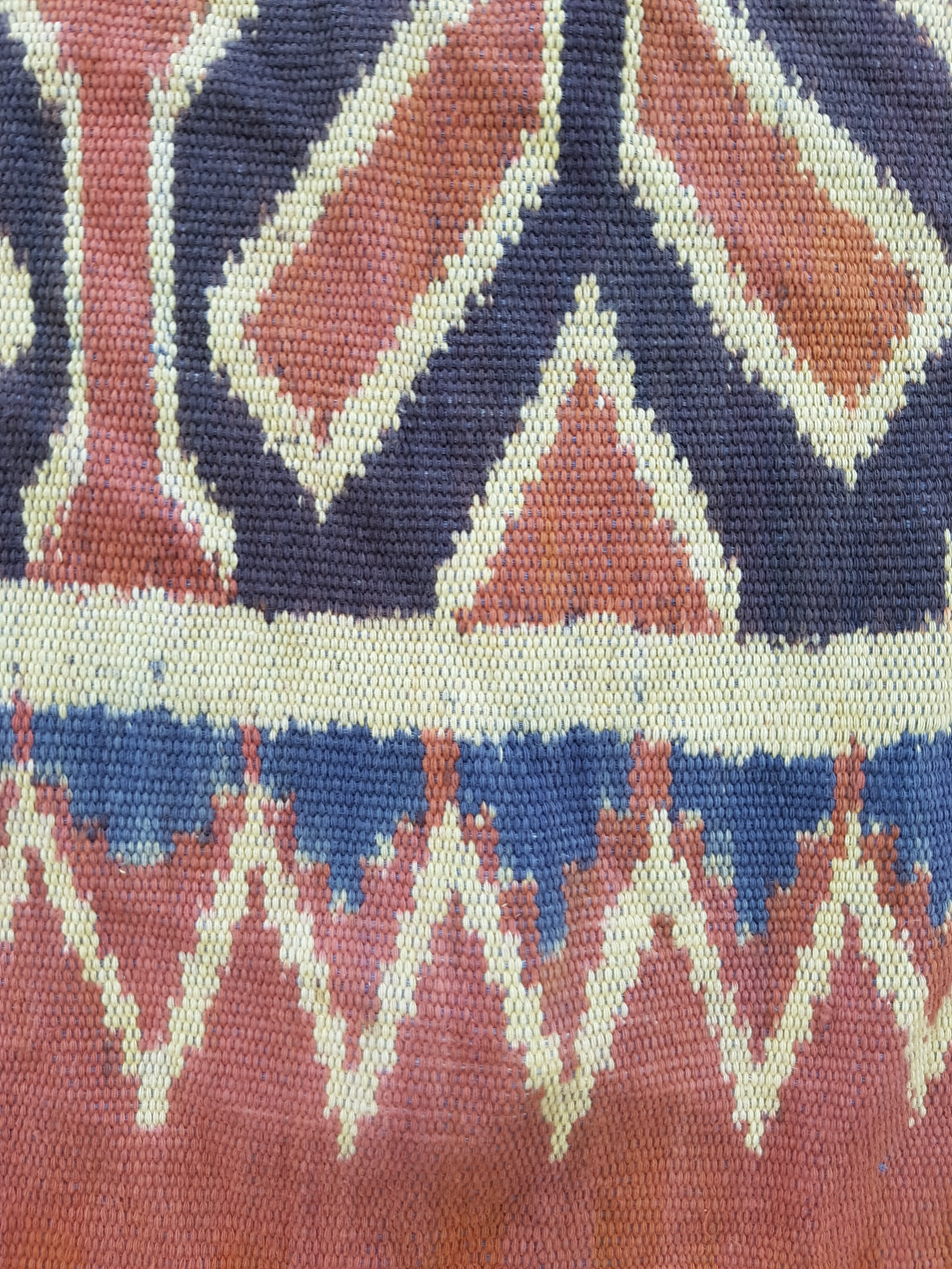Vintage Indonesian Toraja Sulawesi Vertical Seam Ceremonial Cloth 140x113cm