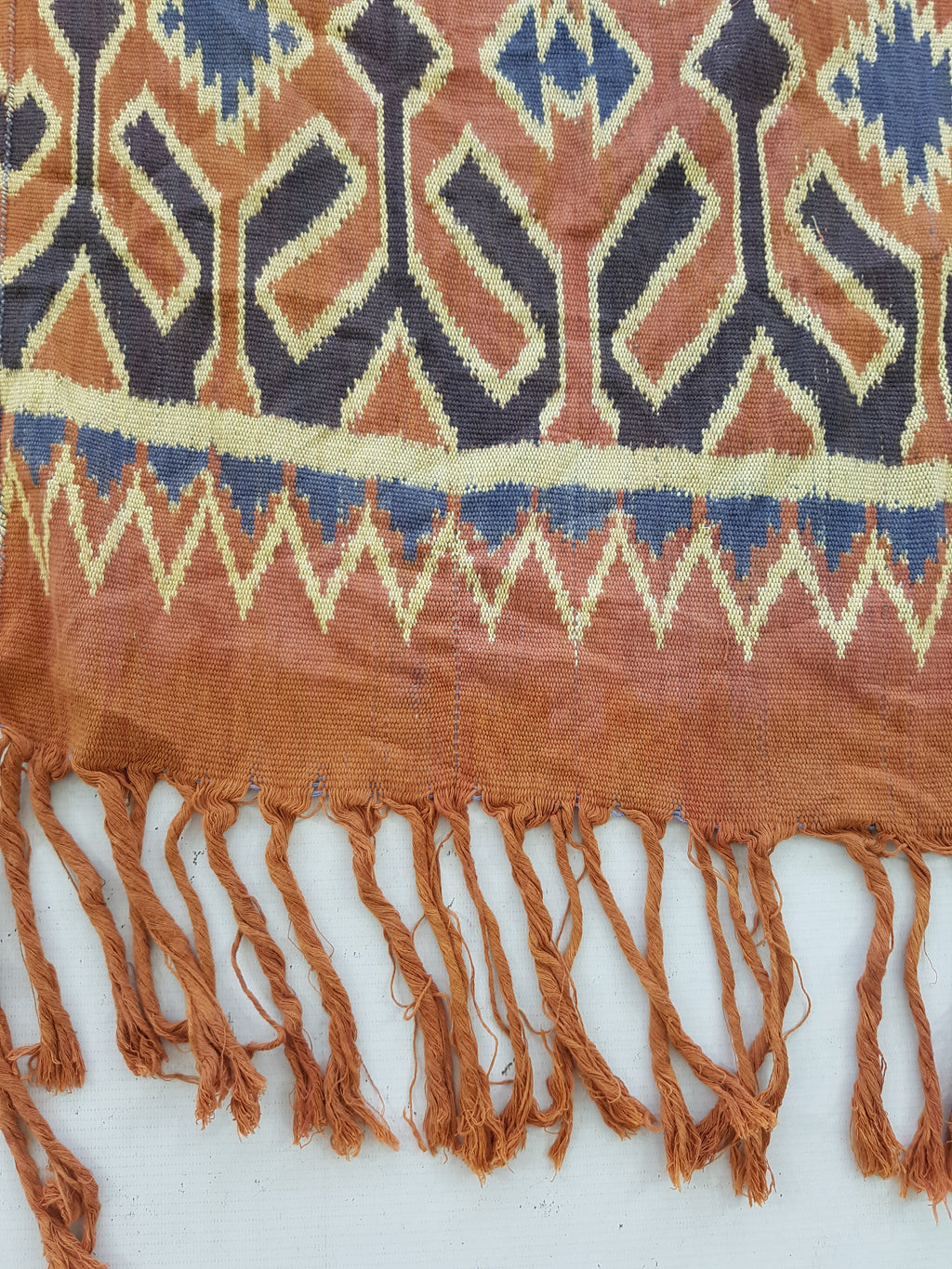 Vintage Indonesian Toraja Sulawesi Vertical Seam Ceremonial Cloth 140x113cm