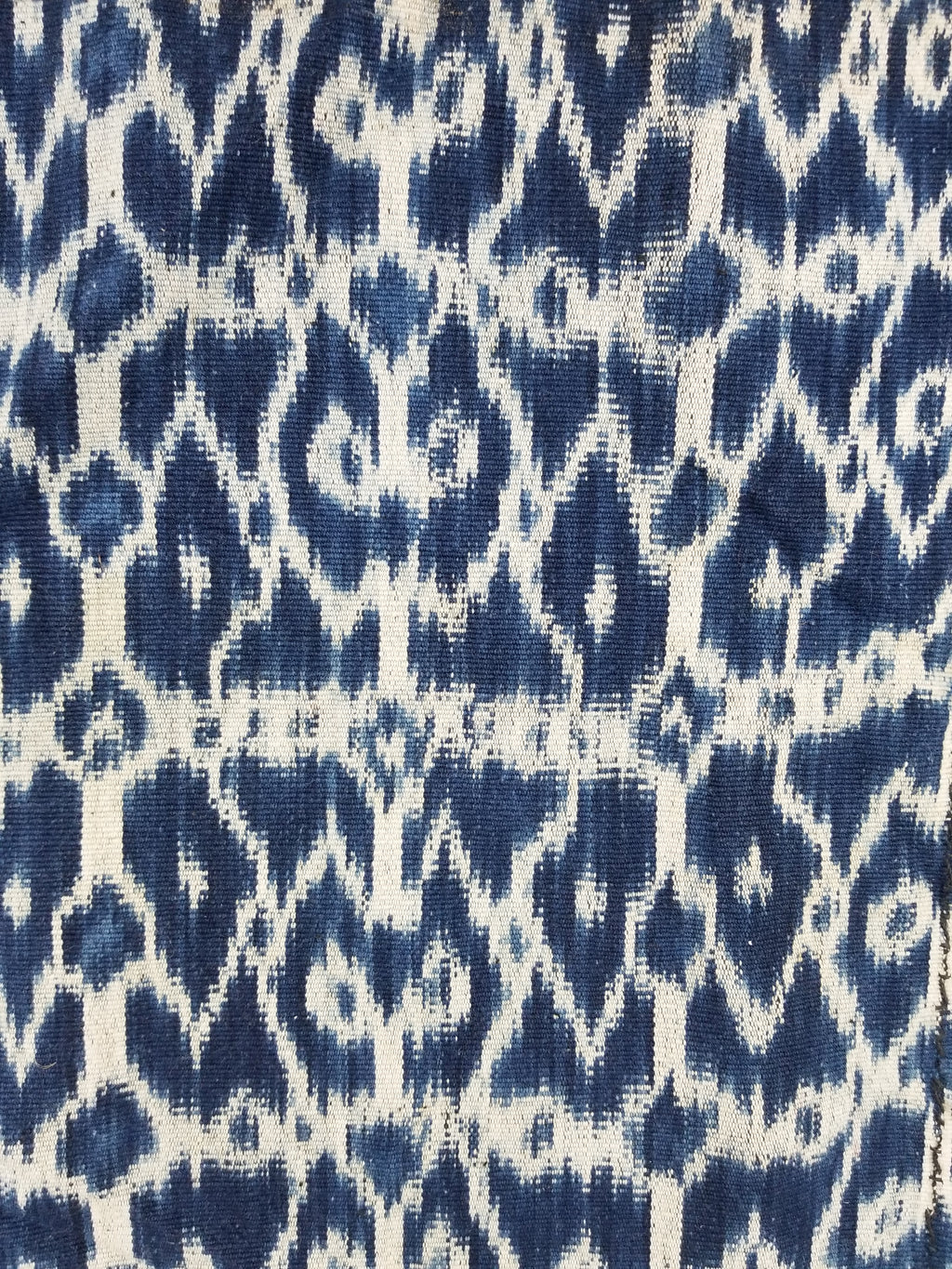 Vintage Indonesian Handwoven Sumba Ikat Vertical Seam Textile 262x121cm
