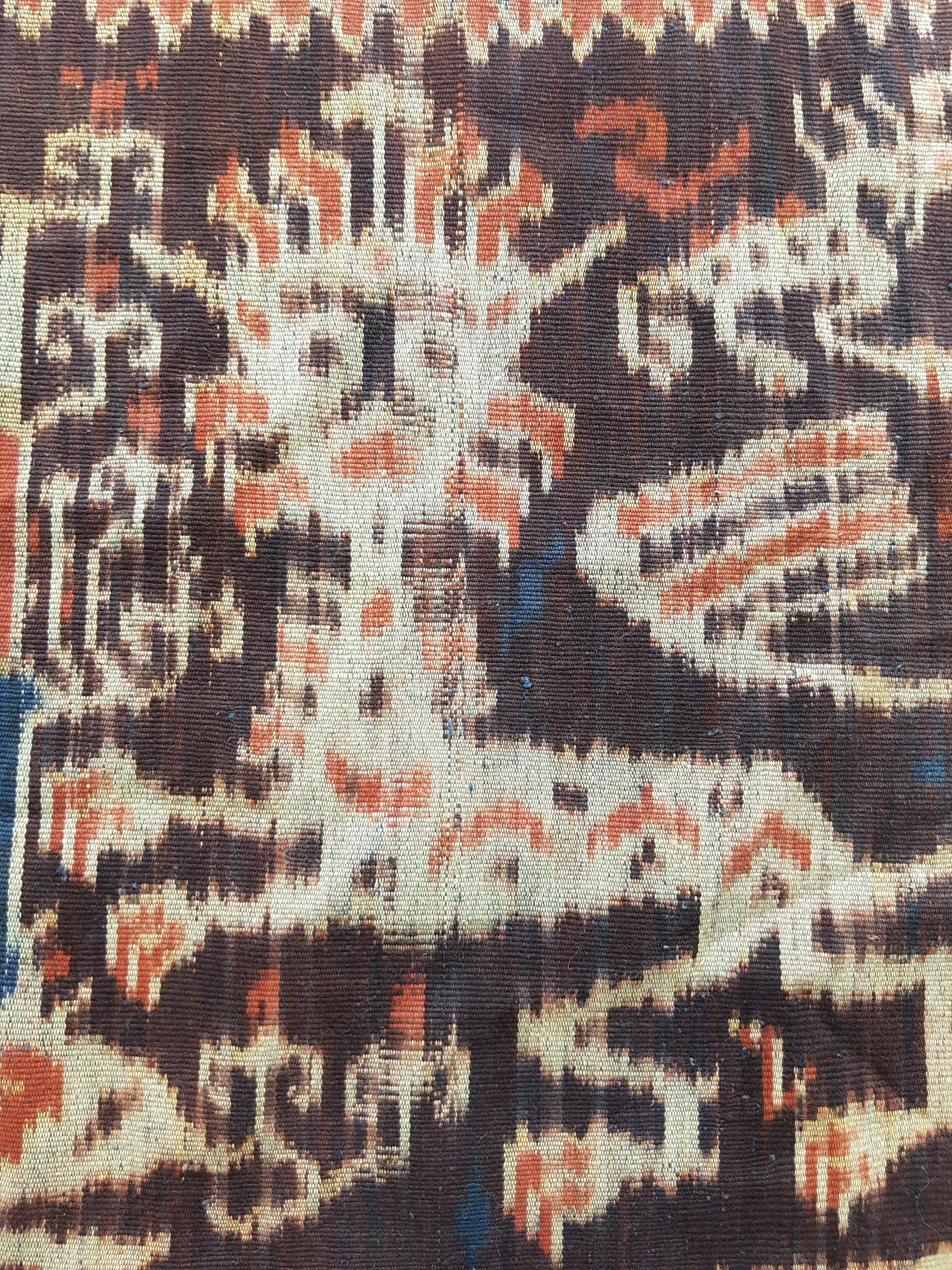 Antique Traditional Indonesian Handwoven Sumba Ikat Vertical Seam Shawl 240x110