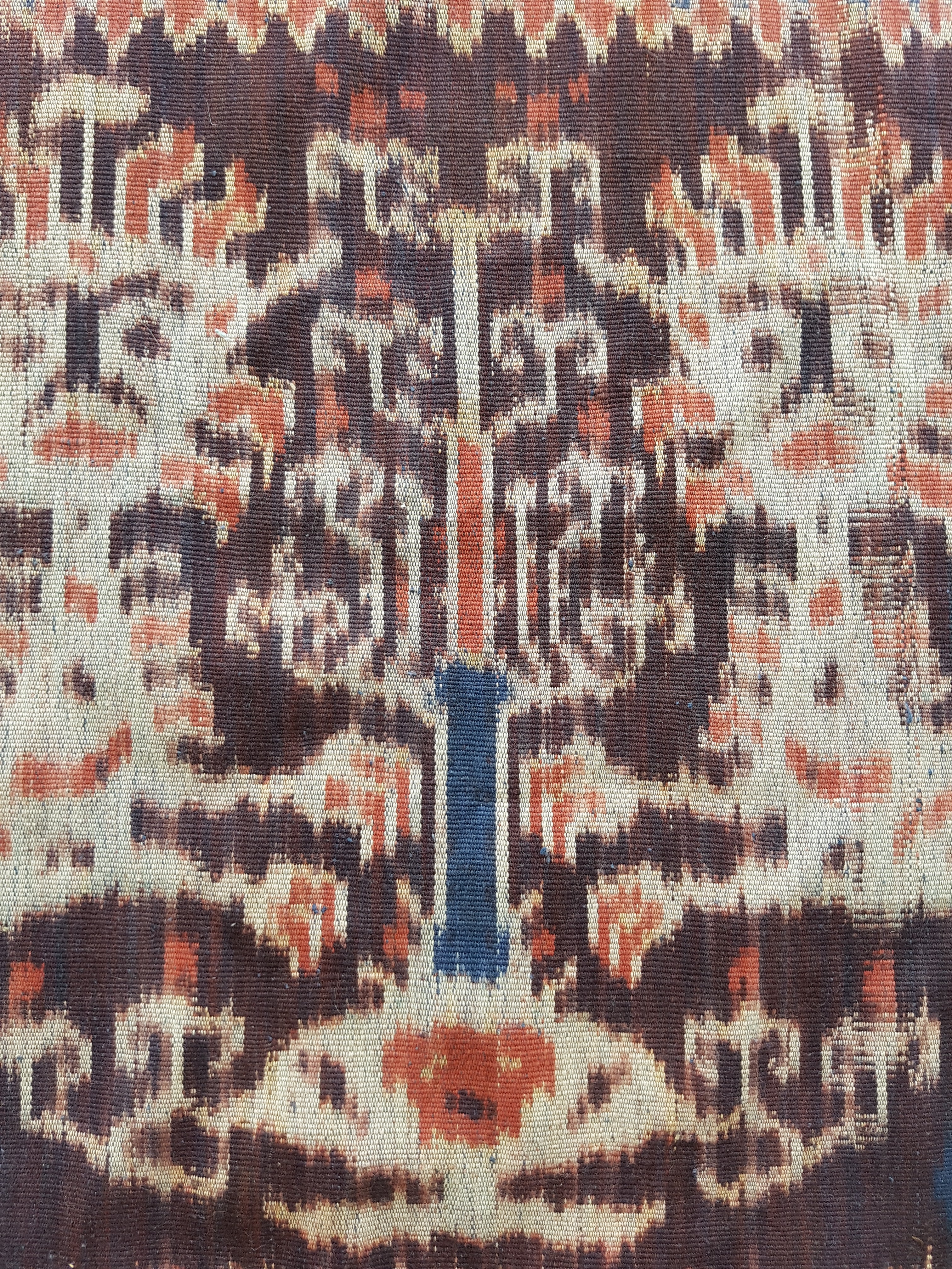 Antique Traditional Indonesian Handwoven Sumba Ikat Vertical Seam Shawl 240x110