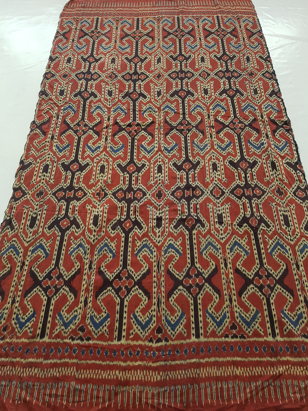Vintage Indonesian Toraja Sulawesi Vertical Seam Ceremonial Cloth 224x119cm