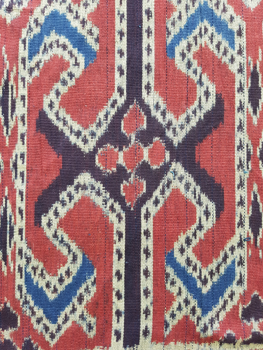 Vintage Indonesian Toraja Sulawesi Vertical Seam Ceremonial Cloth 224x119cm