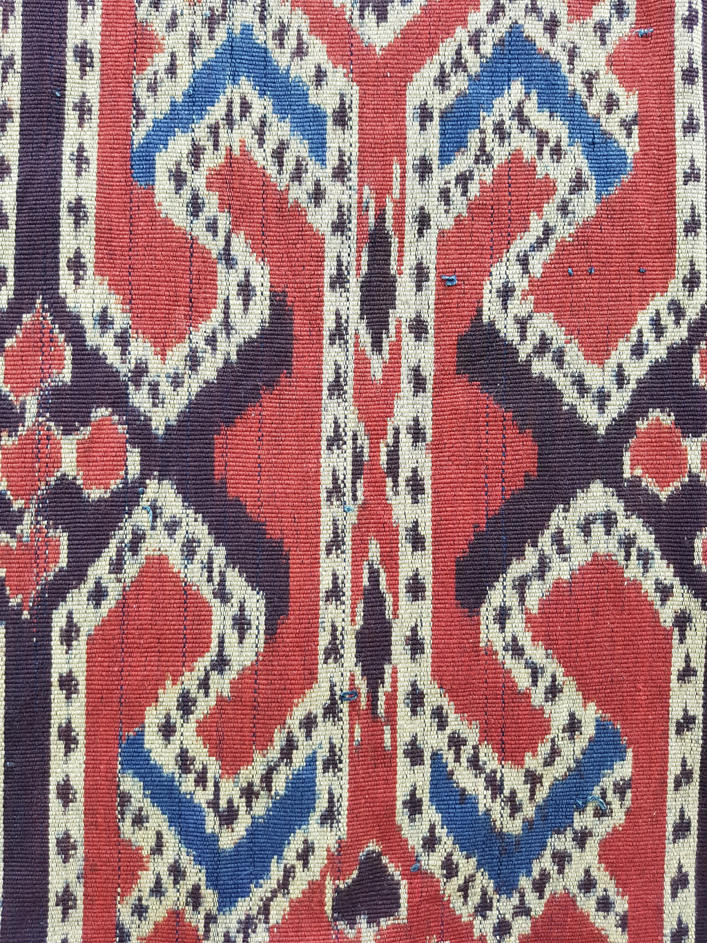 Vintage Indonesian Toraja Sulawesi Vertical Seam Ceremonial Cloth 224x119cm