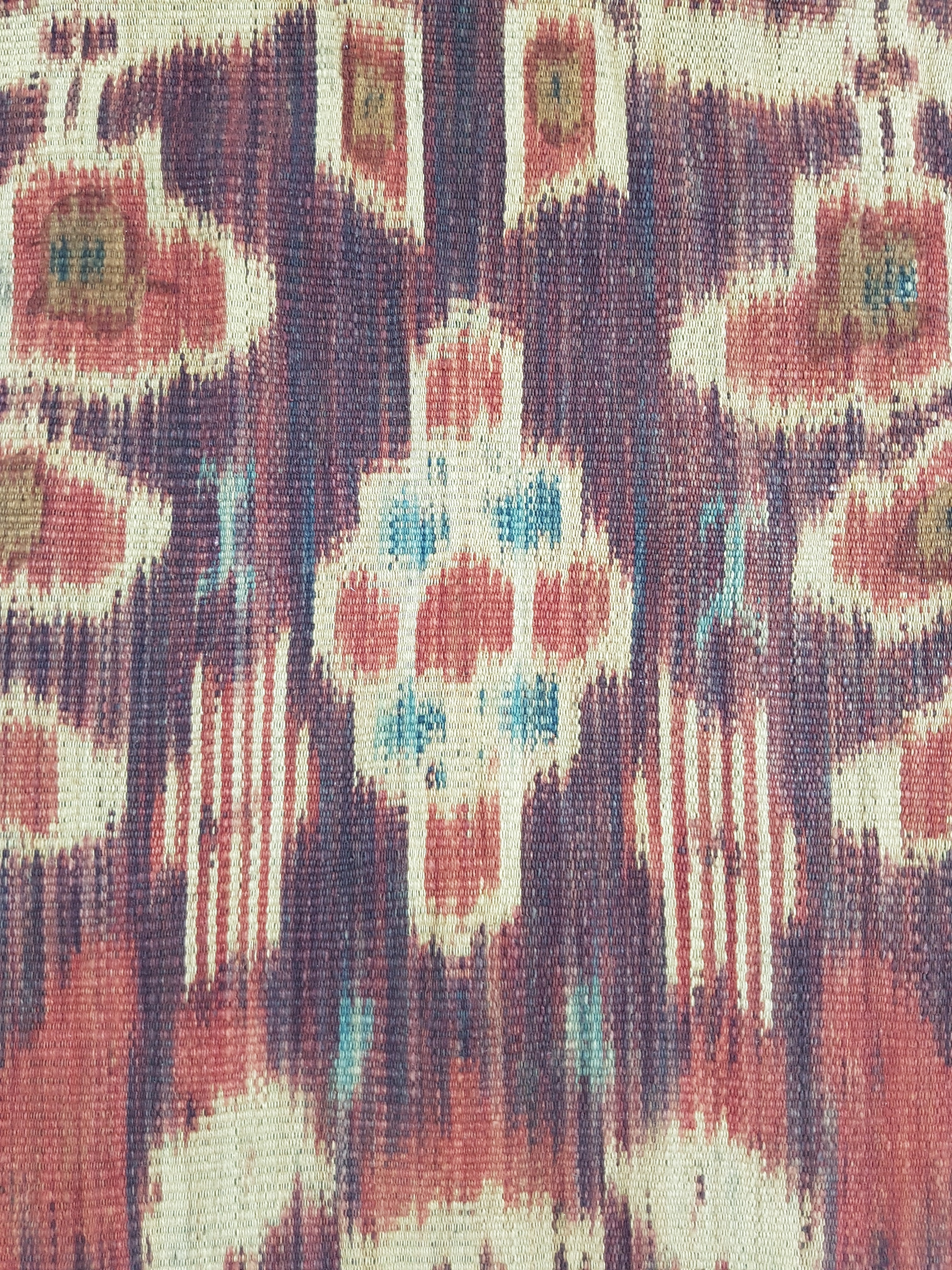 Vintage Indonesian Handwoven Sumba Ikat Vertical Seam Textile 266x125cm