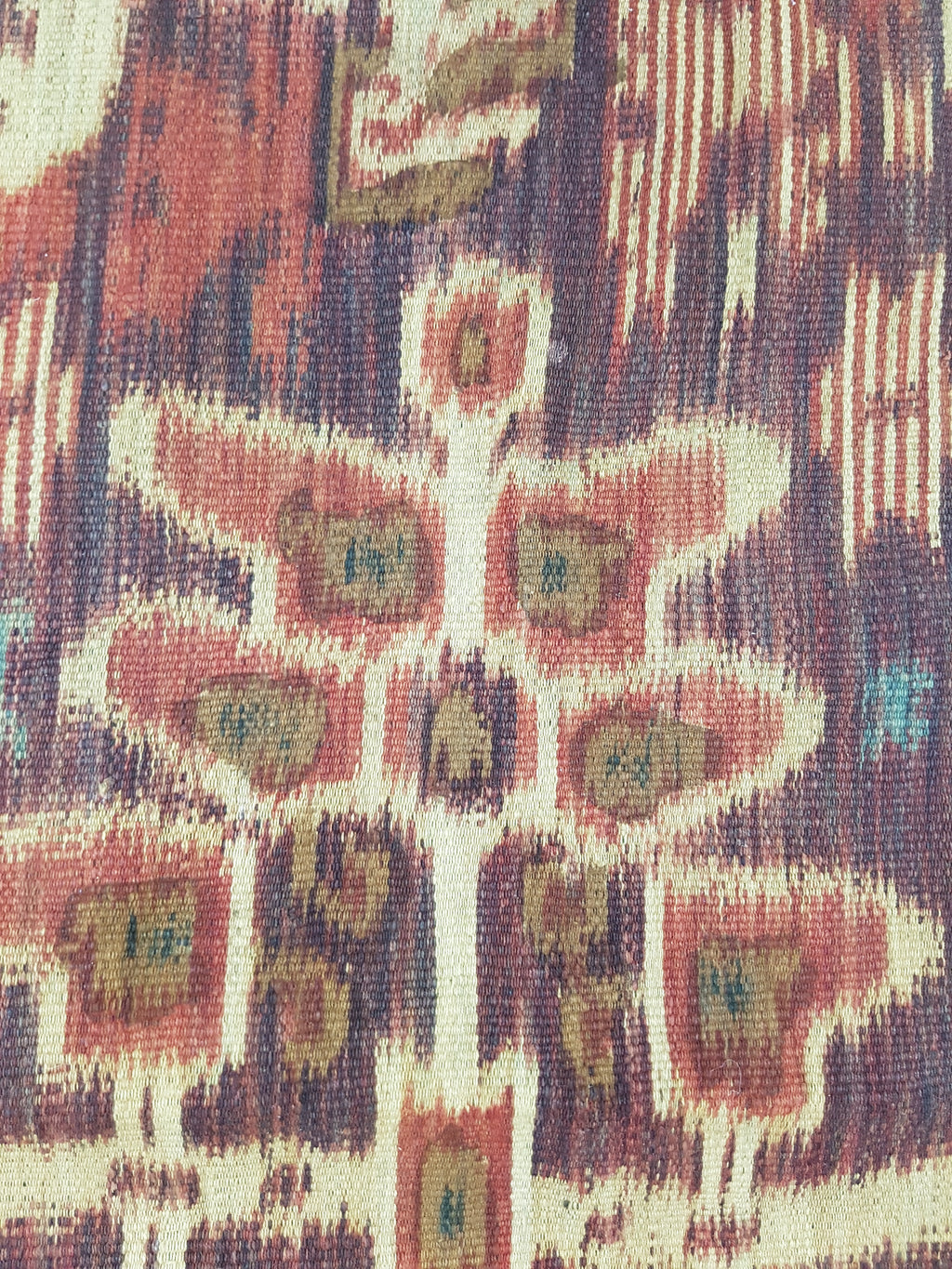 Vintage Indonesian Handwoven Sumba Ikat Vertical Seam Textile 266x125cm