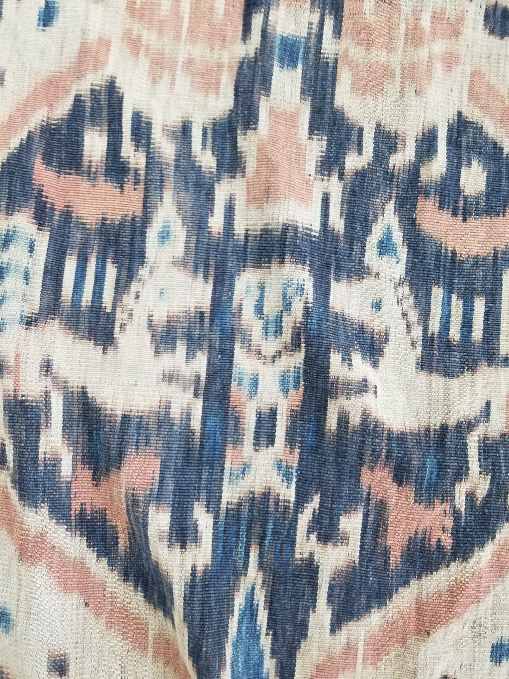 Vintage Indonesian Handwoven Sumba Ikat Vertical Seam Textile 223x120cm