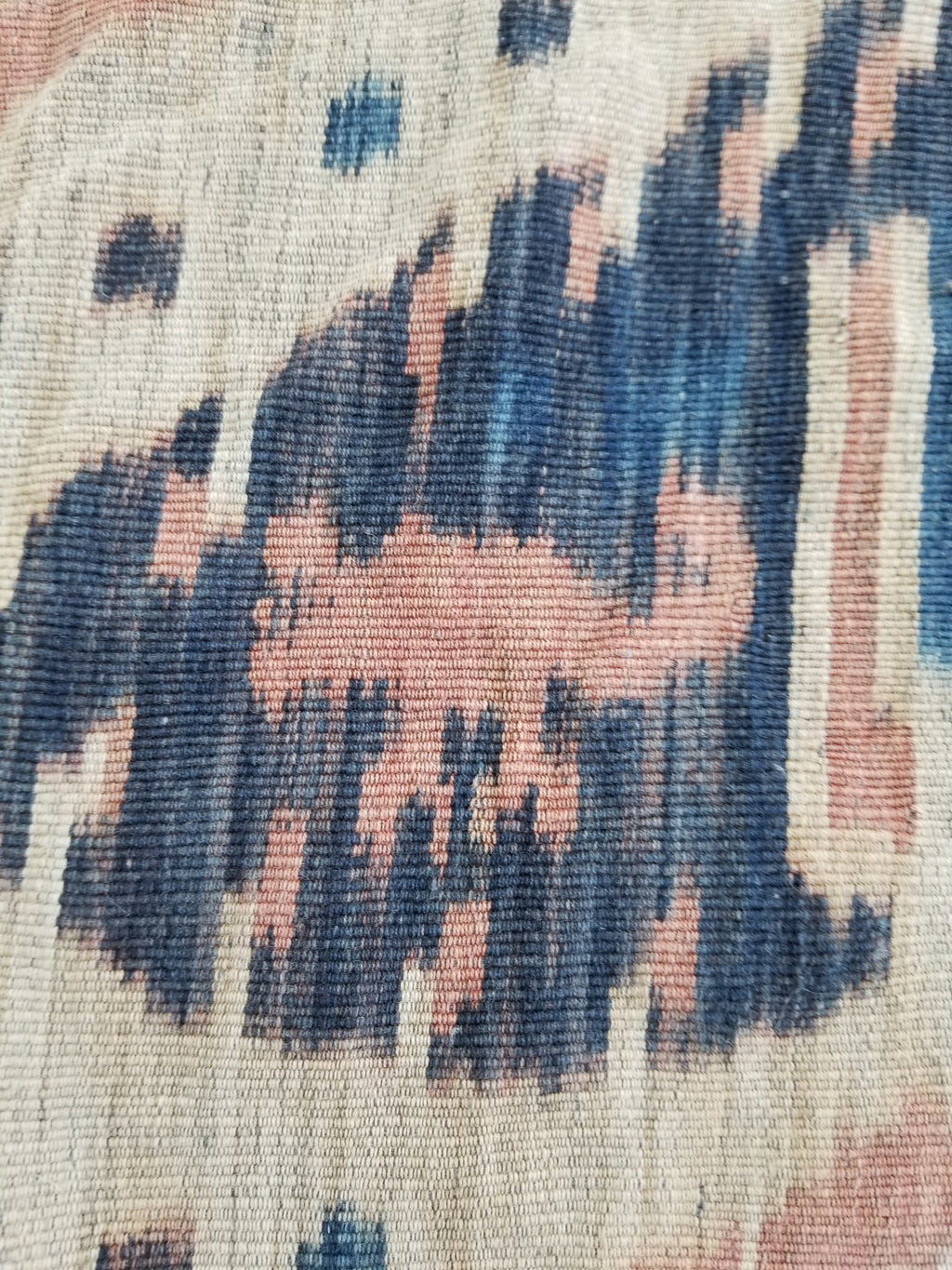 Vintage Indonesian Handwoven Sumba Ikat Vertical Seam Textile 223x120cm