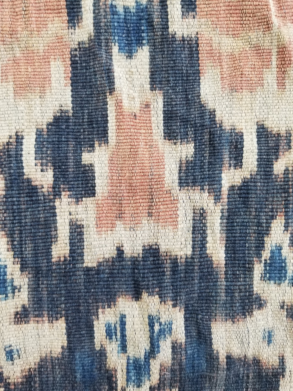 Vintage Indonesian Handwoven Sumba Ikat Vertical Seam Textile 223x120cm