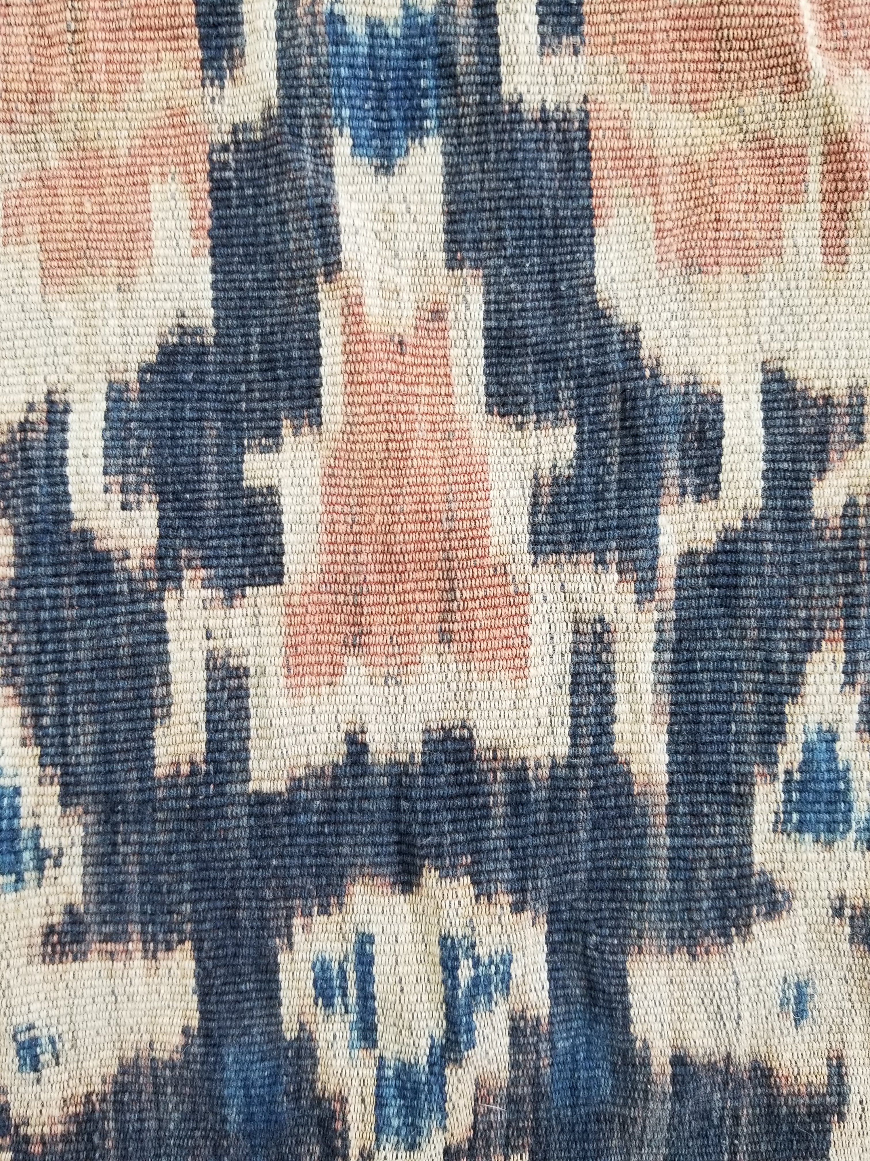 Vintage Indonesian Handwoven Sumba Ikat Vertical Seam Textile 223x120cm
