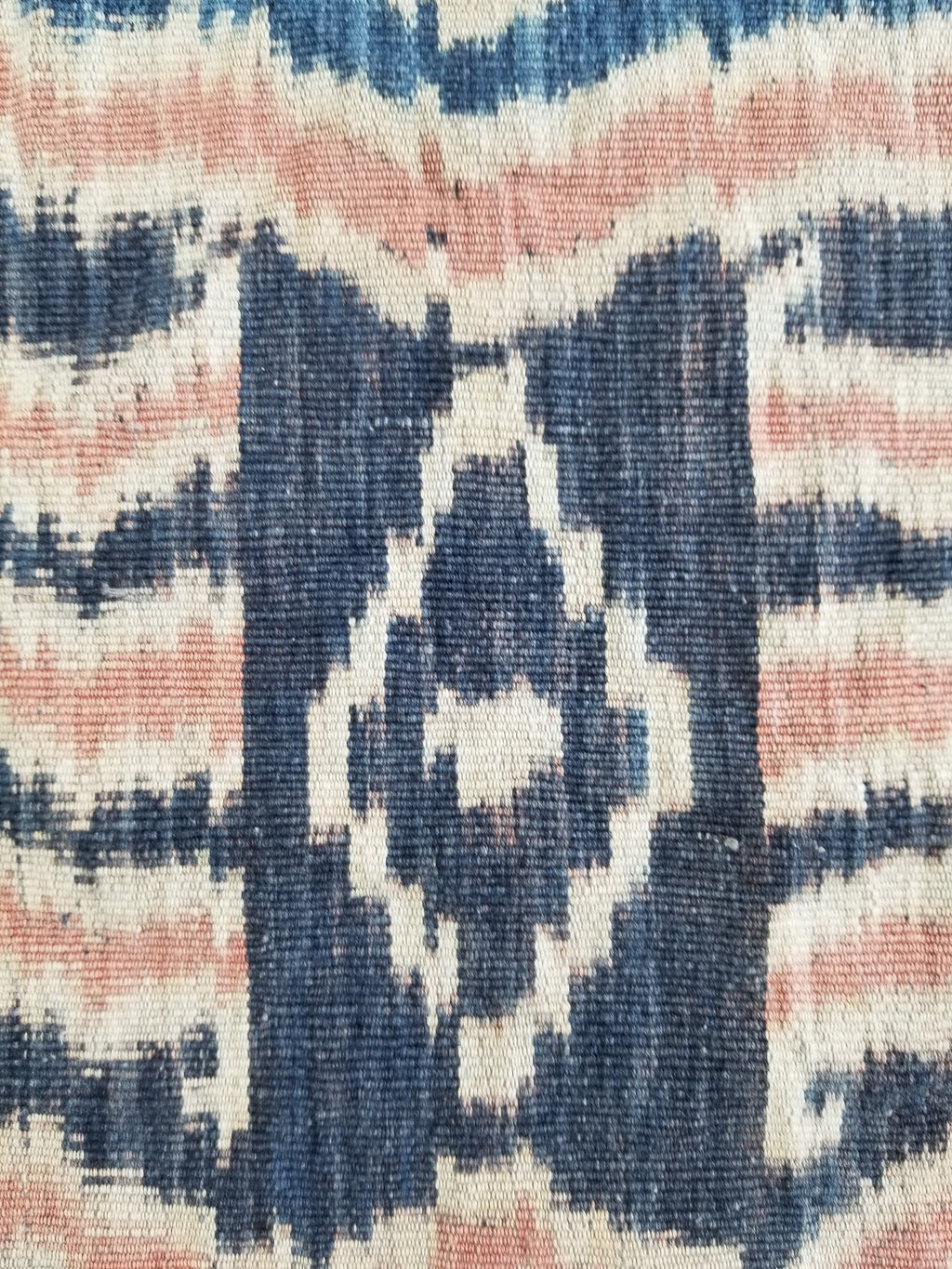 Vintage Indonesian Handwoven Sumba Ikat Vertical Seam Textile 223x120cm