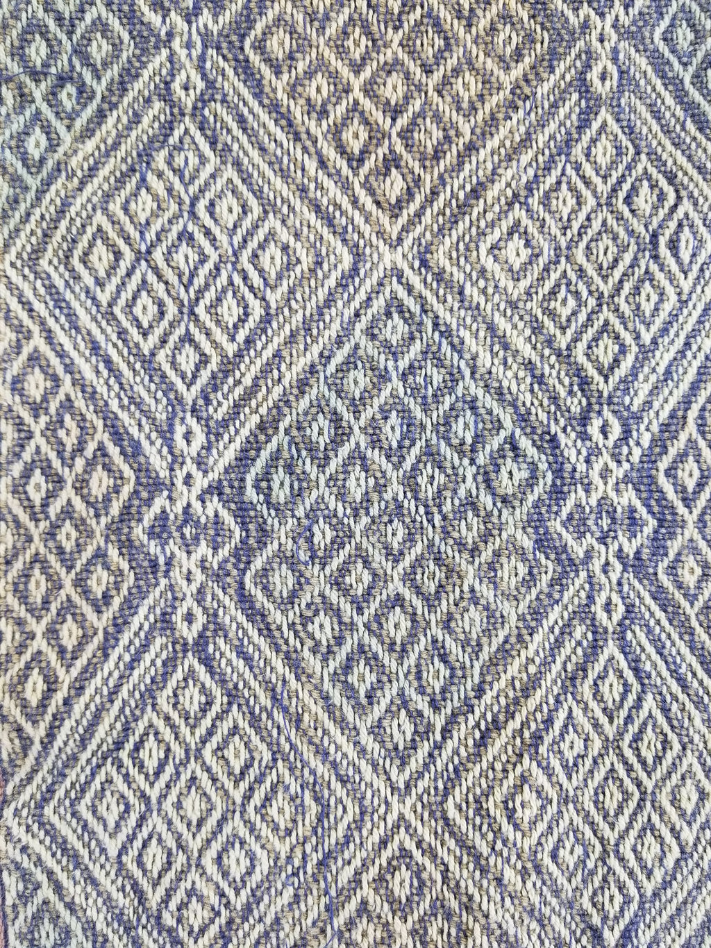 Vintage Indonesian Handwoven Hinggi Songket Ikat Textile Runner 106x35cm