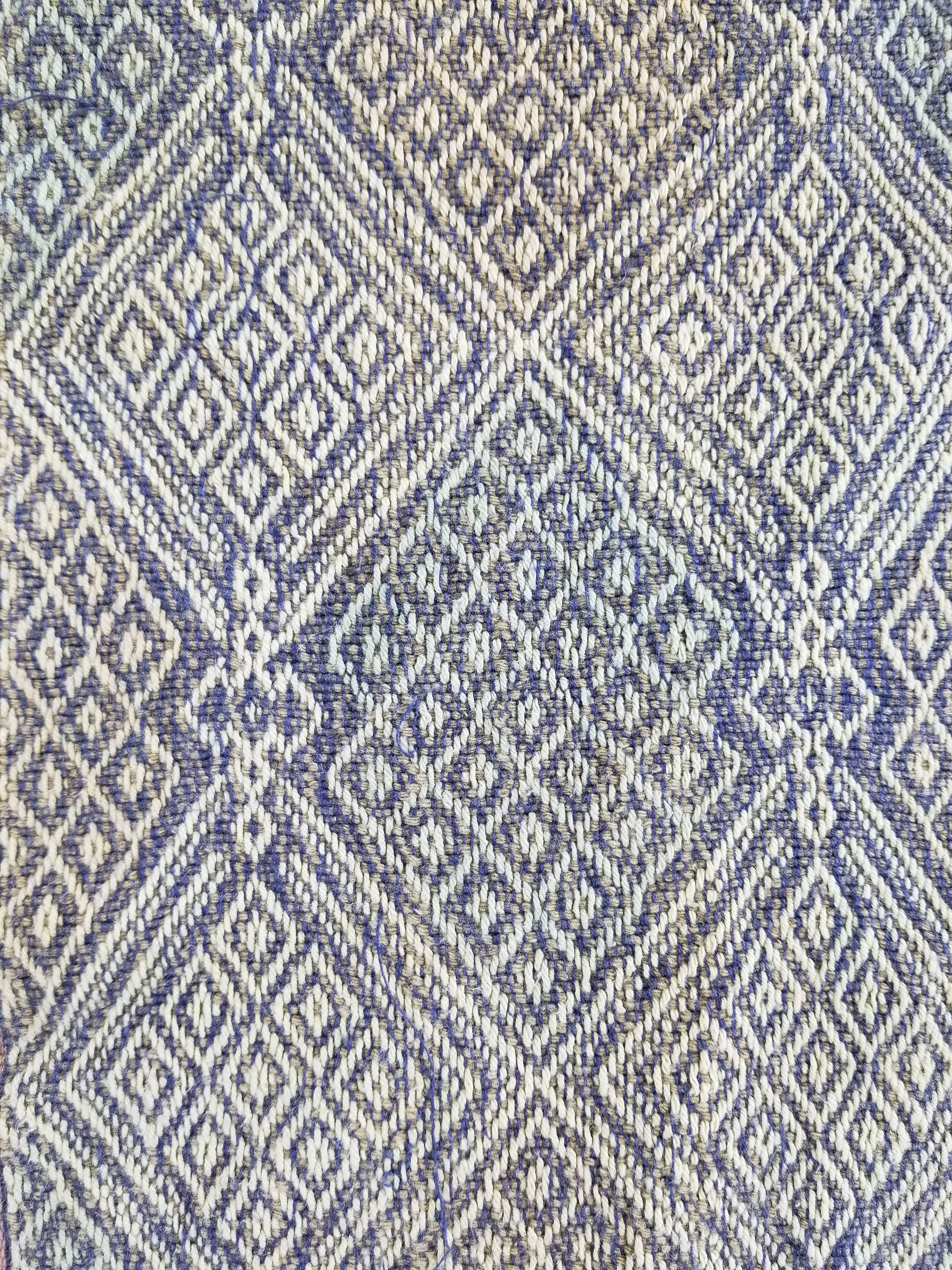 Vintage Indonesian Handwoven Hinggi Songket Ikat Textile Runner 106x35cm