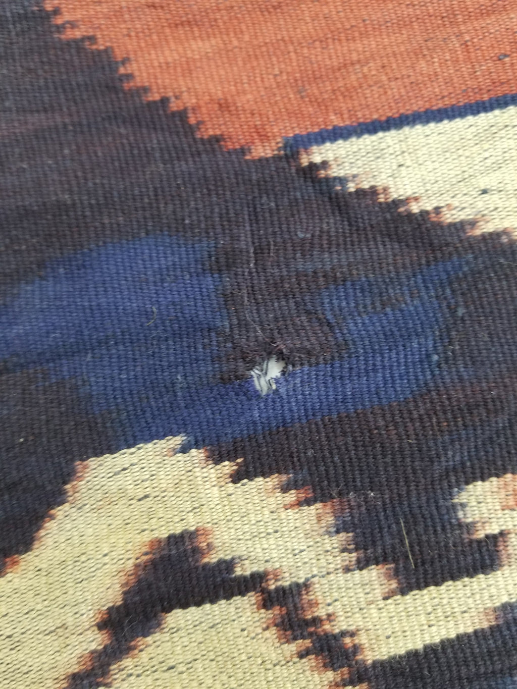 Vintage Indonesian Handwoven Sumba Ikat Hinggi Vertical Seam Textile 224x115cm