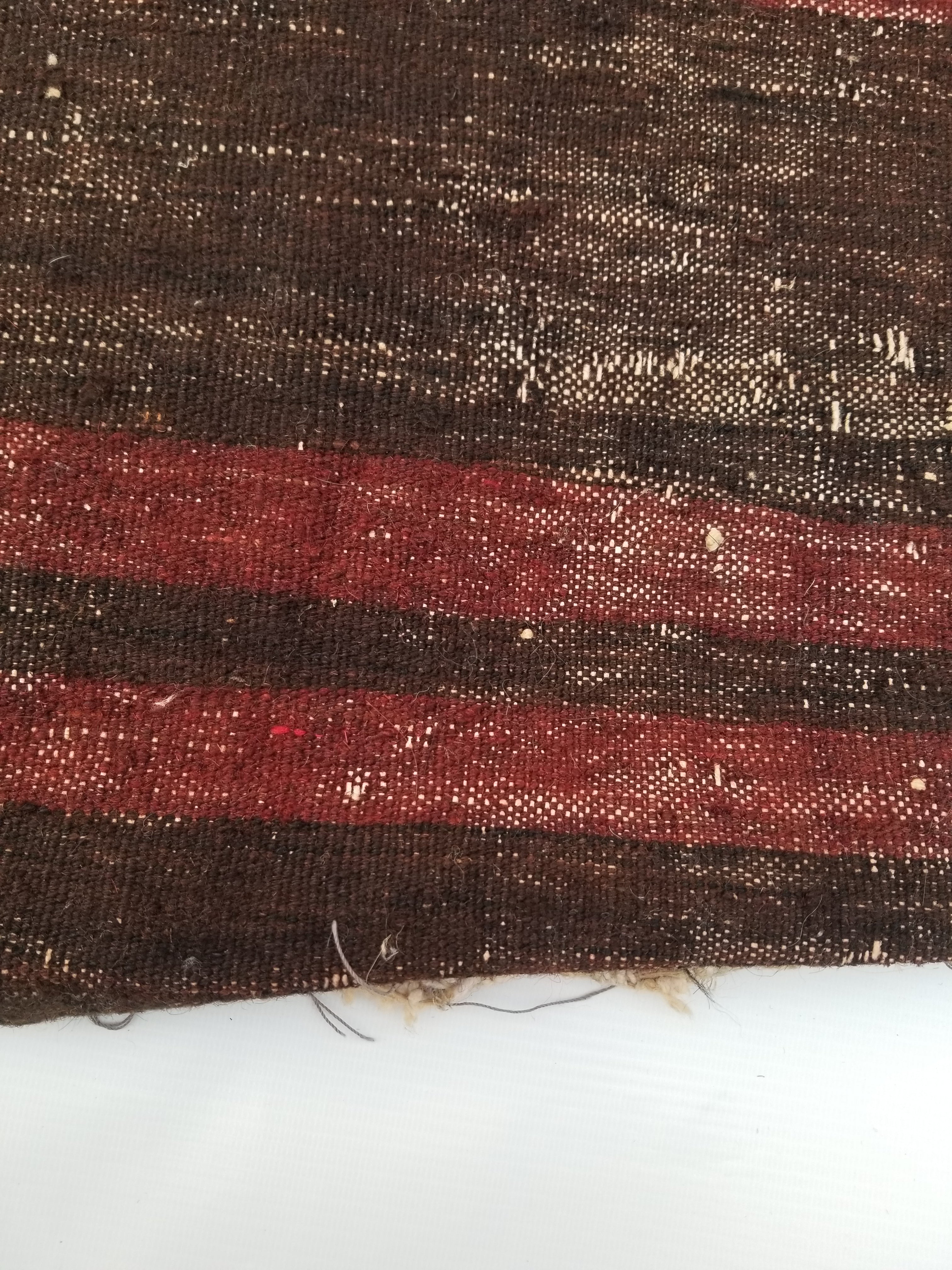 Antique Traditional Handmade Afghan Wool Multicolor Bag 39x38cm