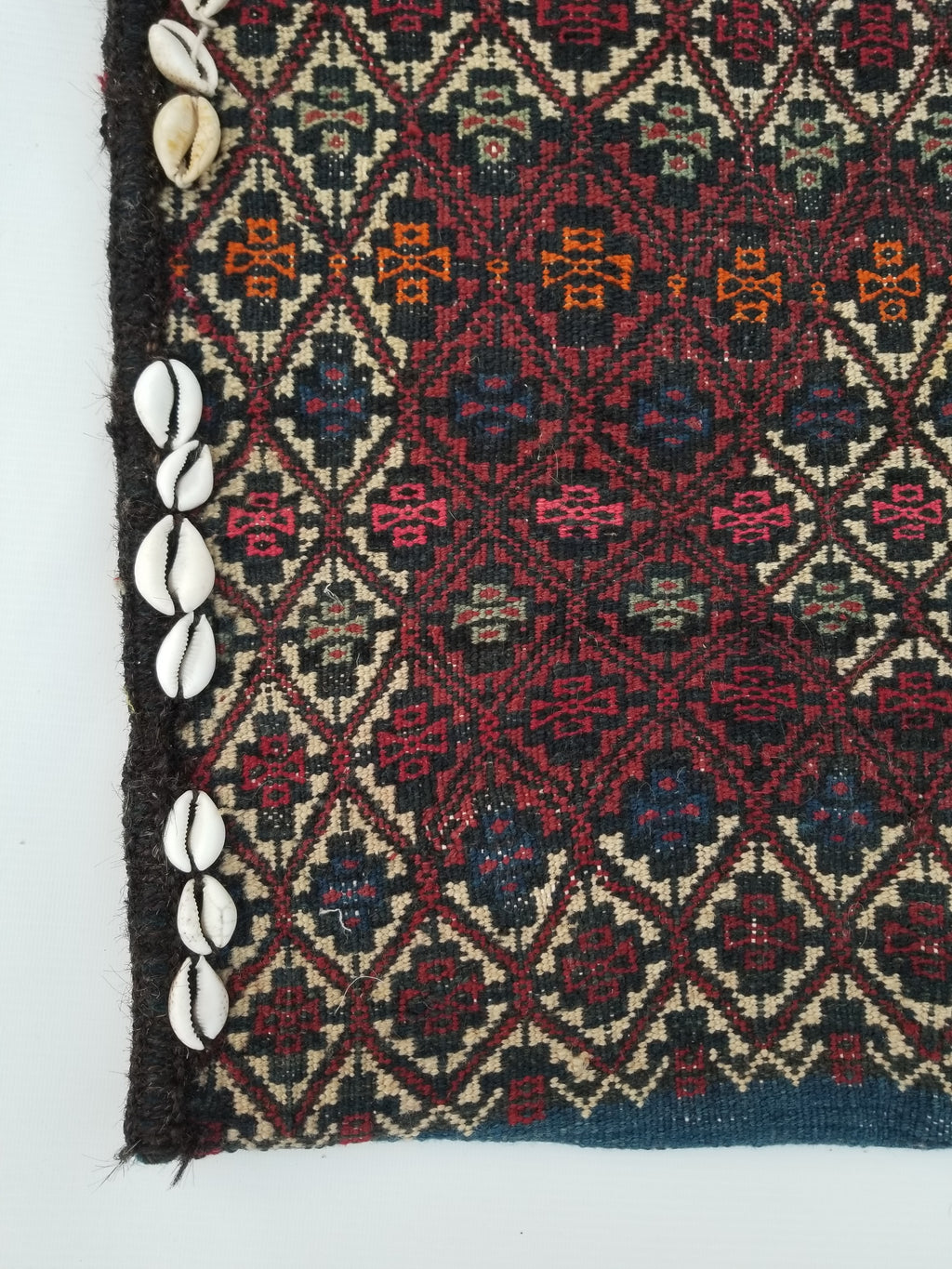 Antique Traditional Handmade Turkoman Wool Multicolor Bag 56x54cm