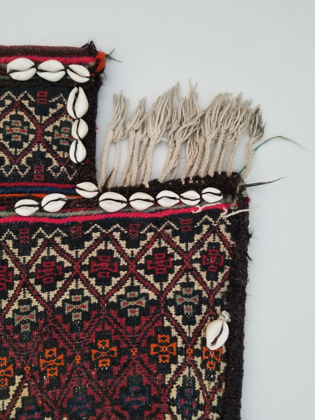 Antique Traditional Handmade Turkoman Wool Multicolor Bag 56x54cm