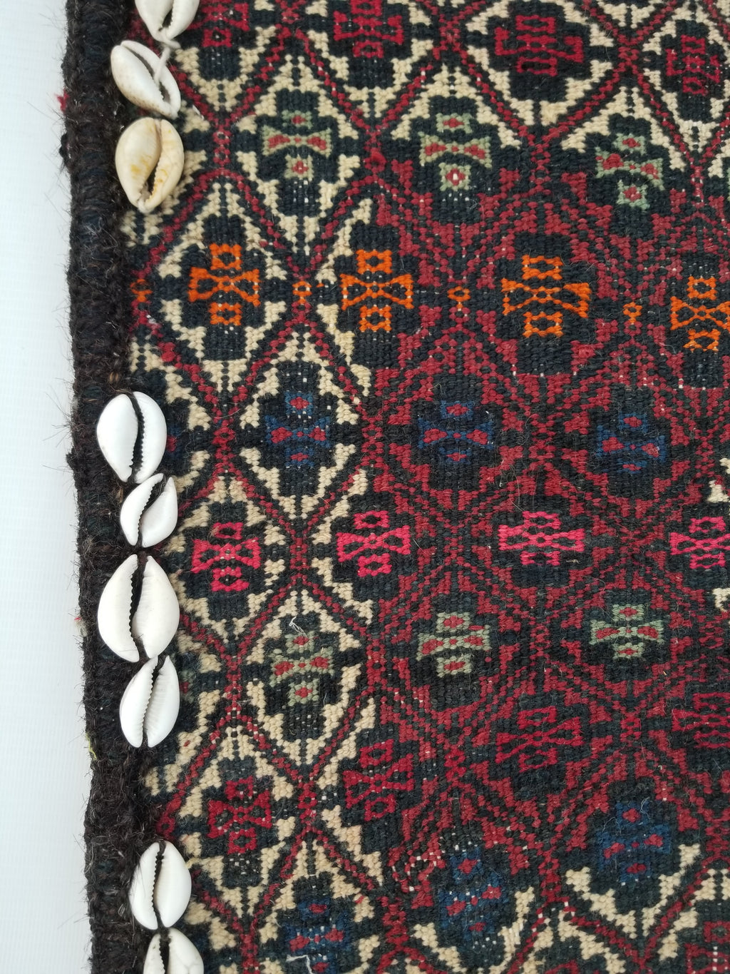 Antique Traditional Handmade Turkoman Wool Multicolor Bag 56x54cm