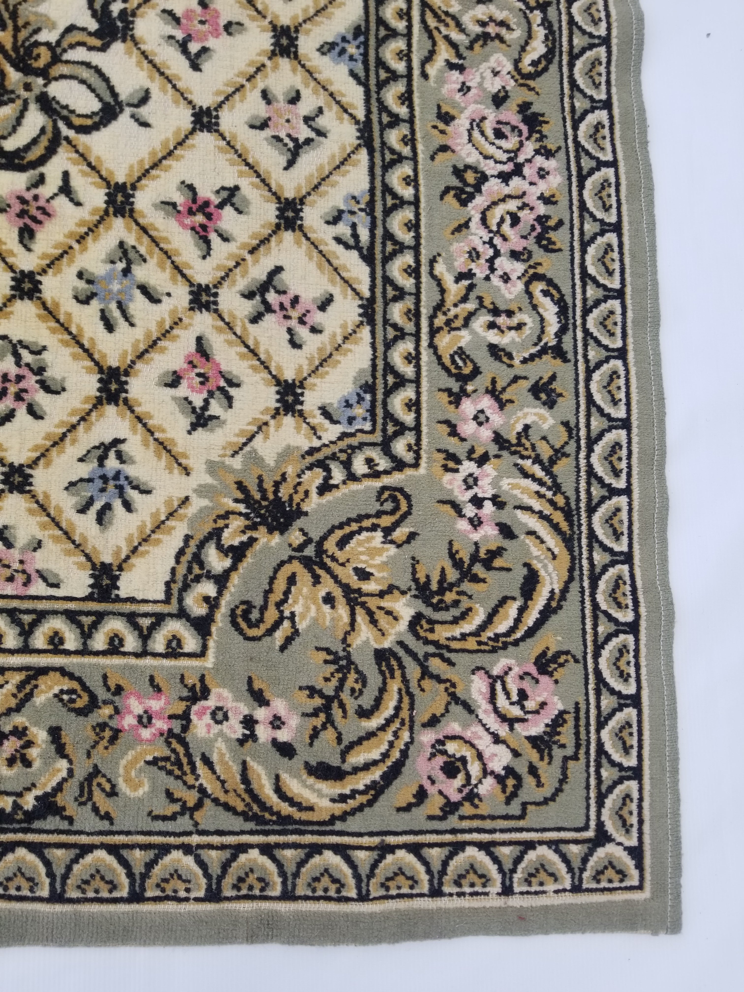 Vintage Traditional Oriental Wool Multicolor Rug 200x154cm