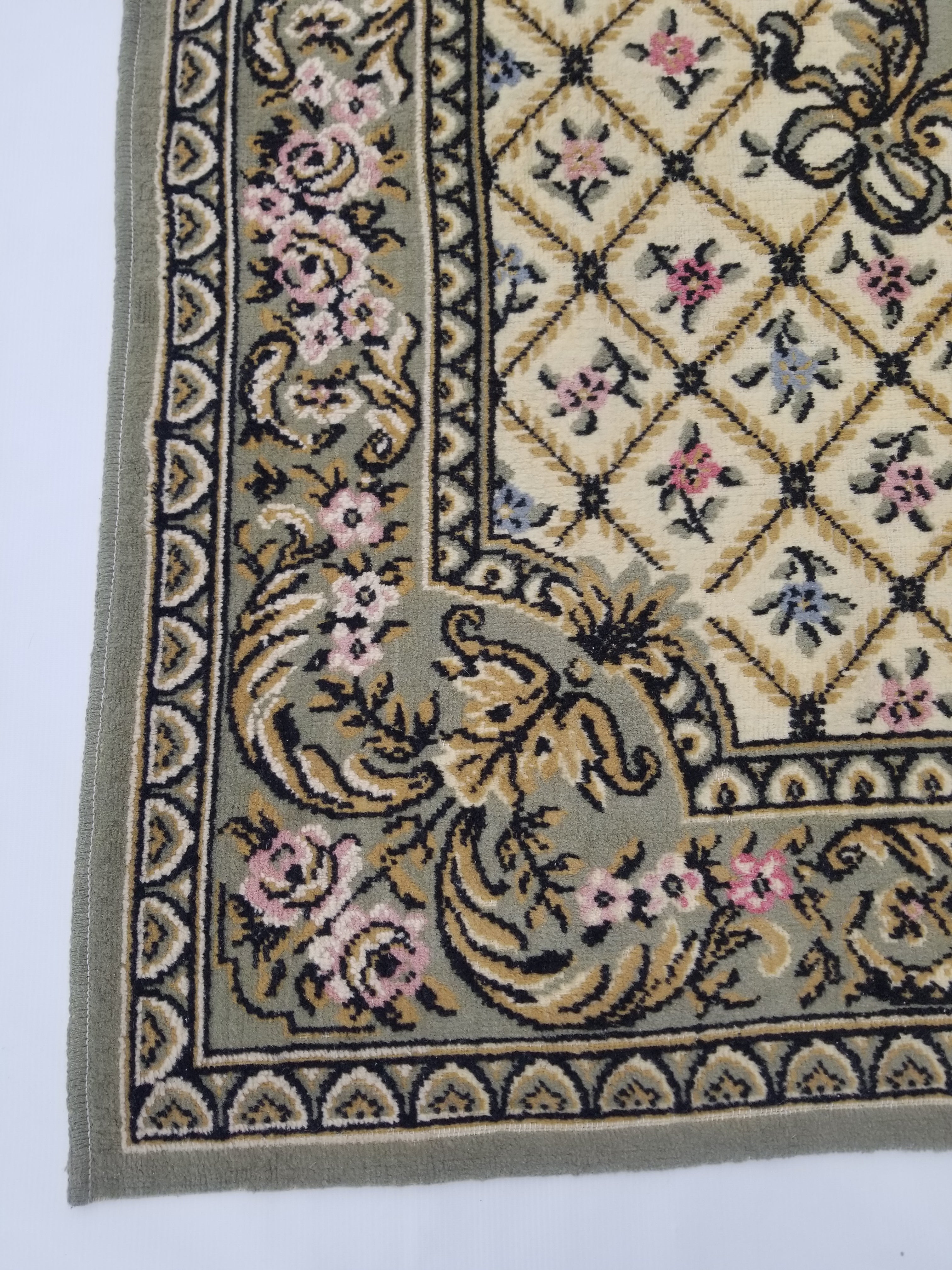 Vintage Traditional Oriental Wool Multicolor Rug 200x154cm