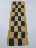 Vintage African Natural Woven Raffia Table Runner 156x53cm