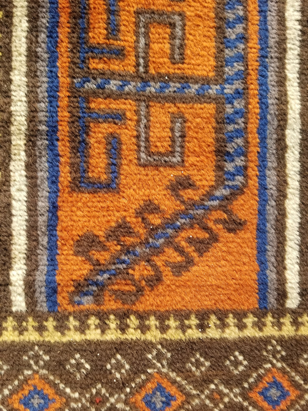 Antique Traditional Handmade Afghan Wool Multicolor Prayer Rug 173x87cm