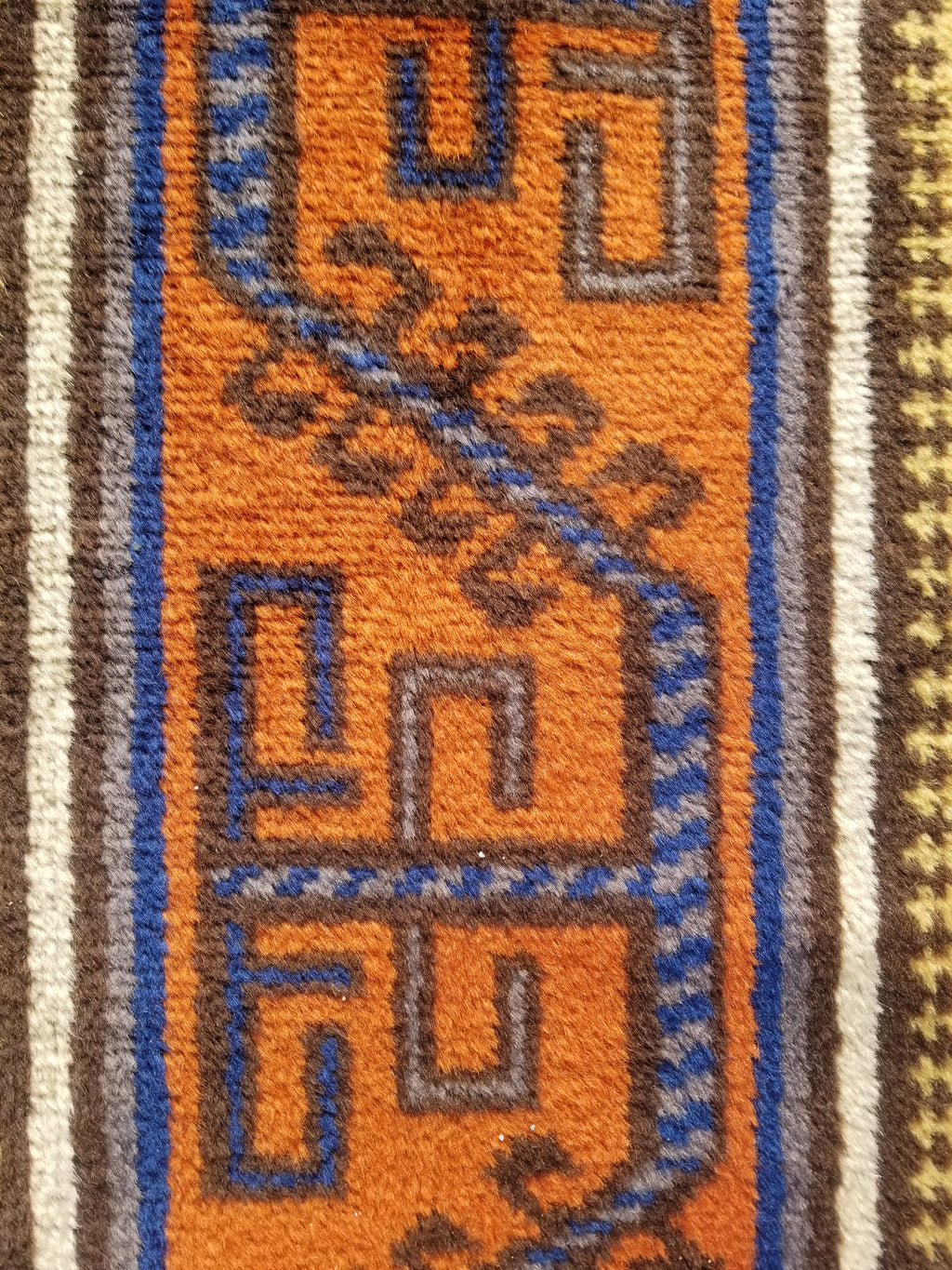 Antique Traditional Handmade Afghan Wool Multicolor Prayer Rug 173x87cm