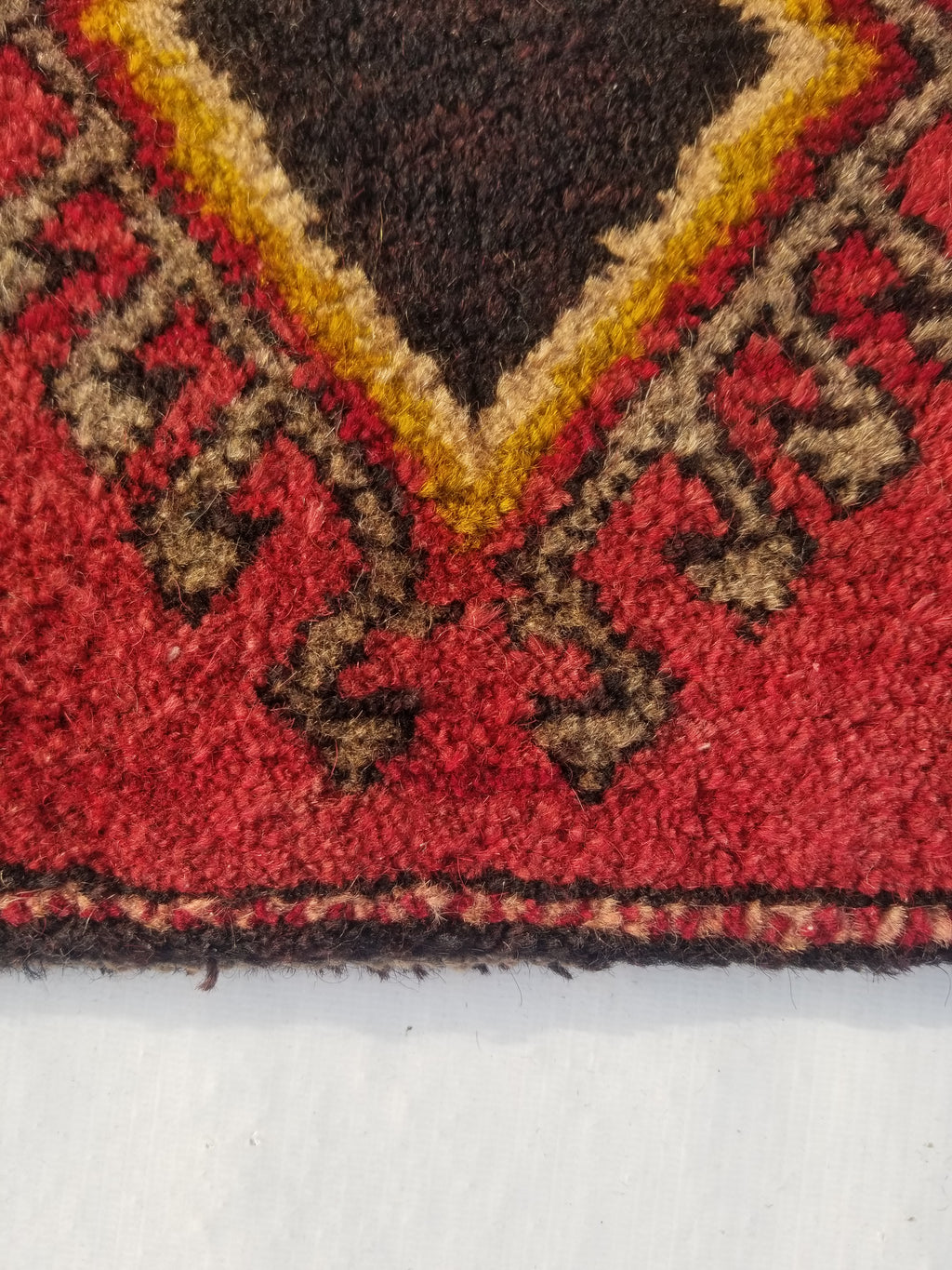 Antique Traditional Handmade Turkoman Wool Multicolor Bag 33x30cm